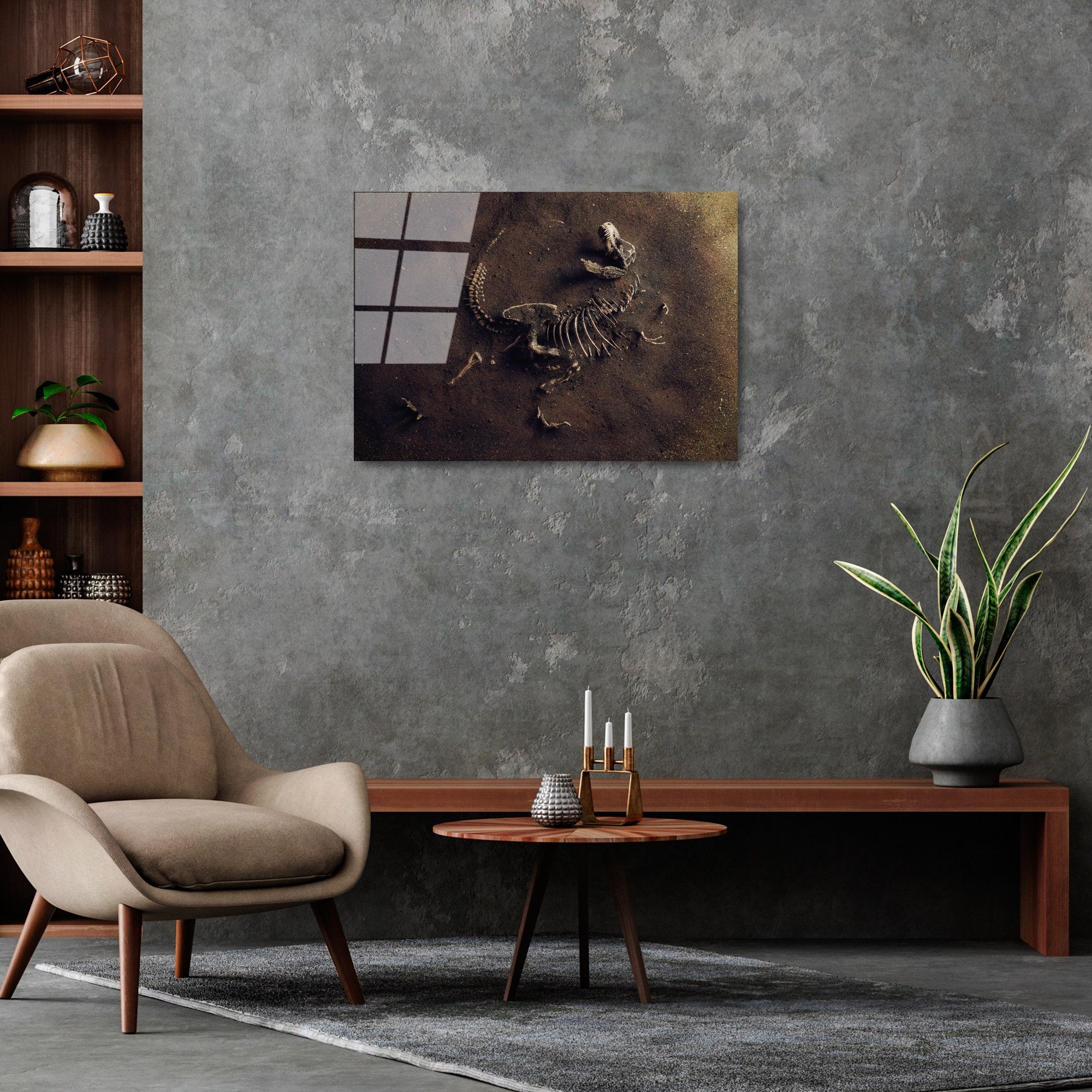 Quadro Decorativo em Vidro Temperado UV-445, Multicolor, 50 x 70 cm, 4 mm