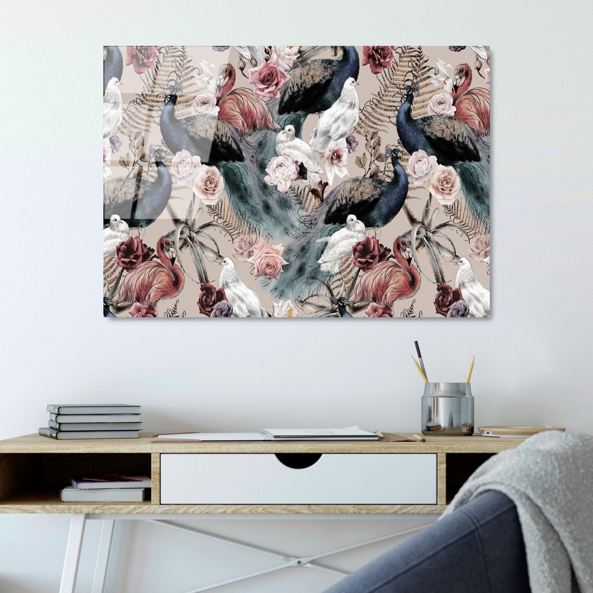 Quadro Decorativo UV-446 em Vidro 100% Temperado, Multicolor, 50 x 70 cm, 4 mm