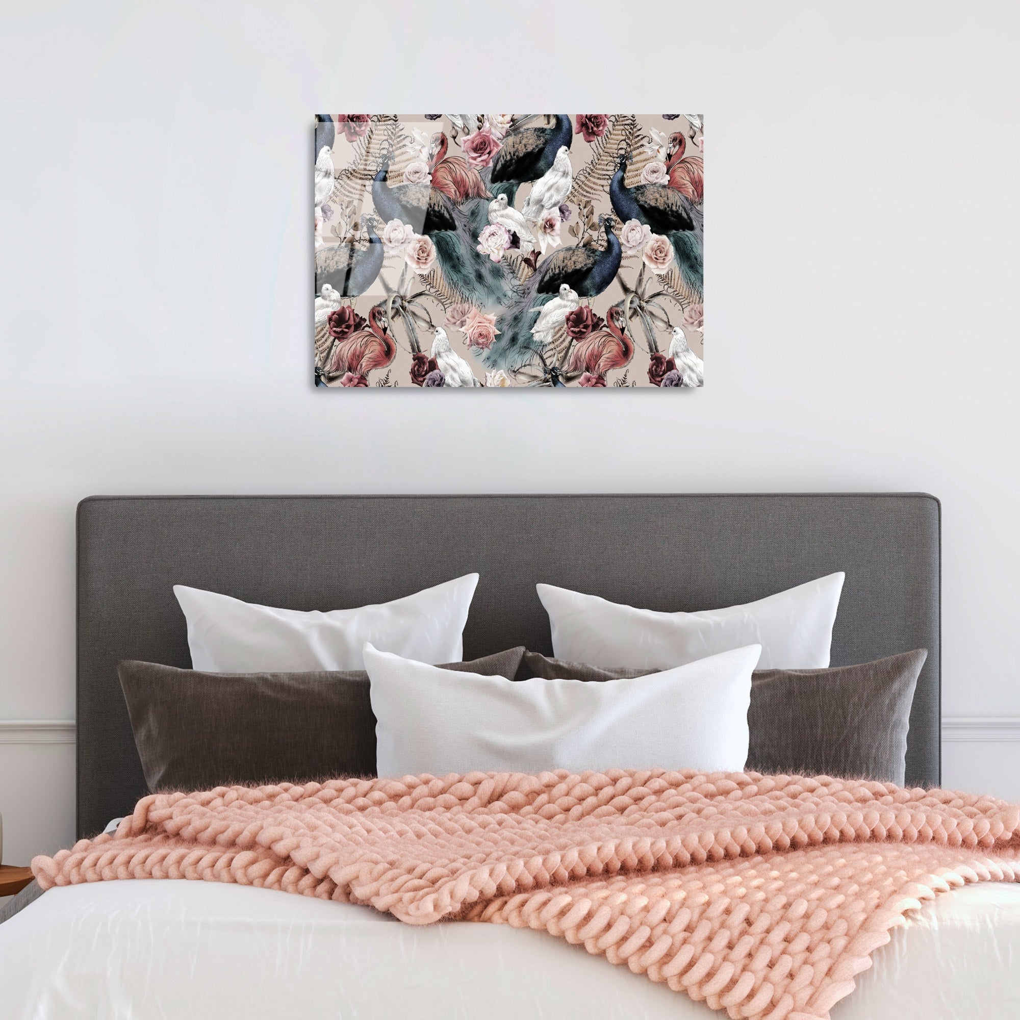 Quadro Decorativo UV-446 em Vidro 100% Temperado, Multicolor, 50 x 70 cm, 4 mm