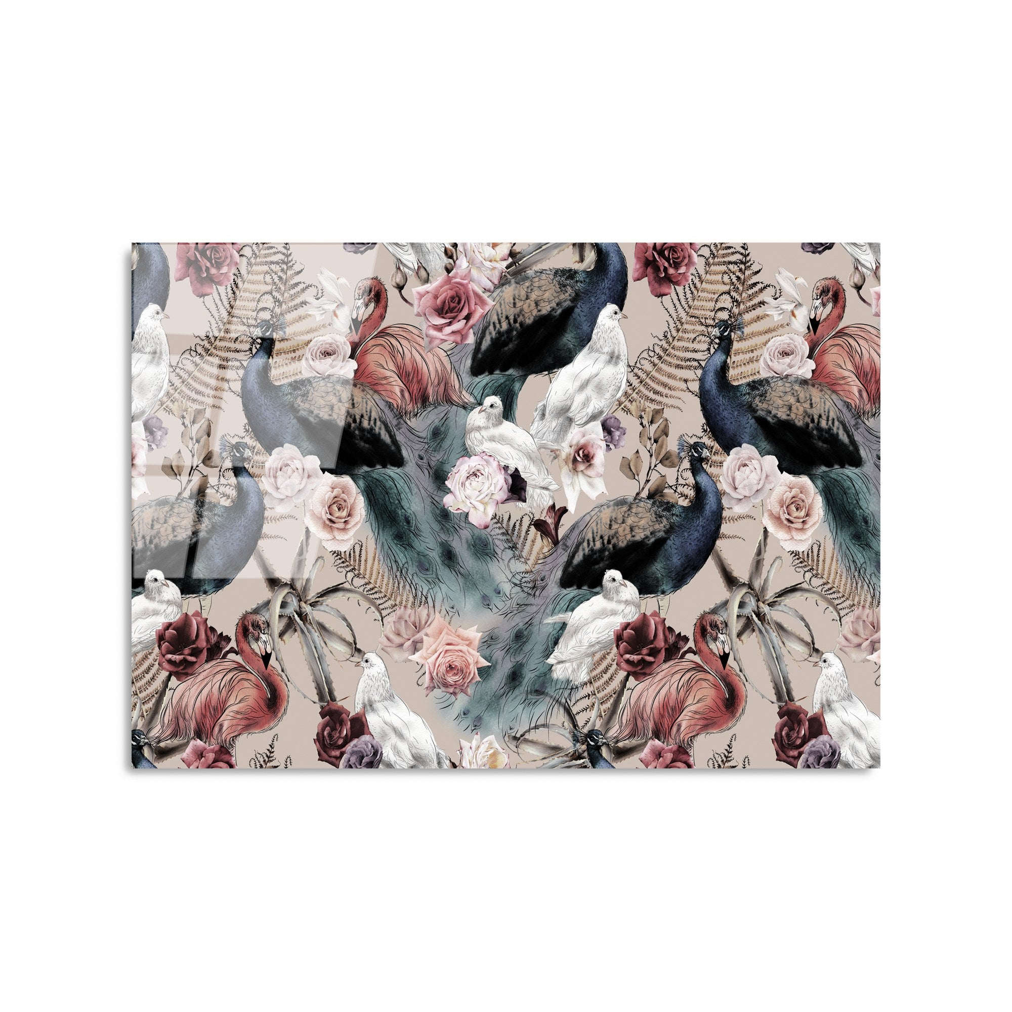 Quadro Decorativo UV-446 em Vidro 100% Temperado, Multicolor, 50 x 70 cm, 4 mm