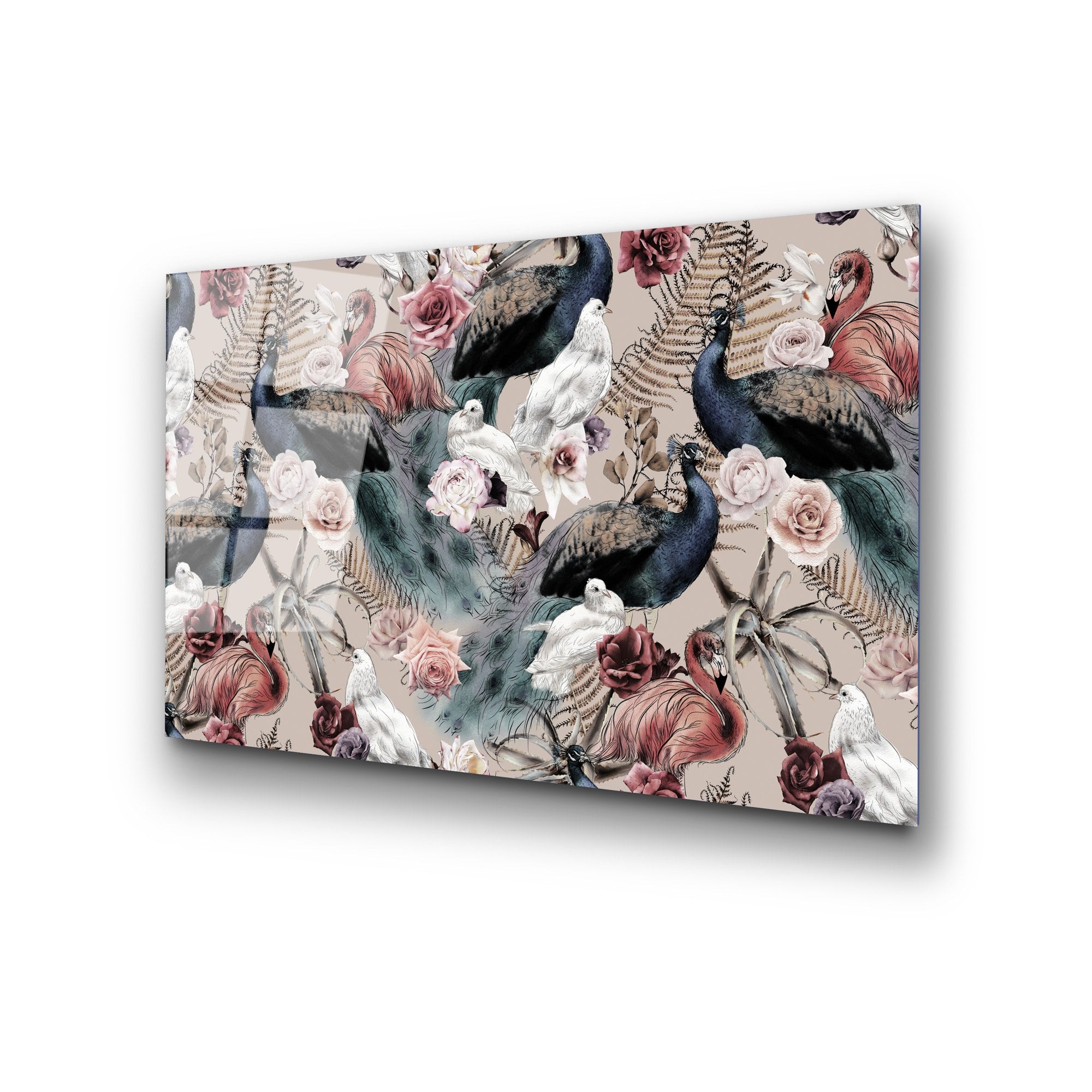 Quadro Decorativo UV-446 em Vidro 100% Temperado, Multicolor, 50 x 70 cm, 4 mm