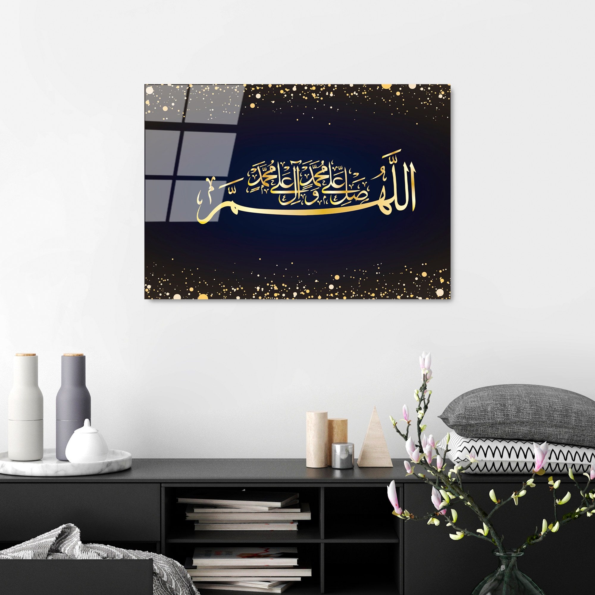 Quadro Decorativo em Vidro Temperado UV-447, Multicolor, 50 x 70 cm, 4 mm