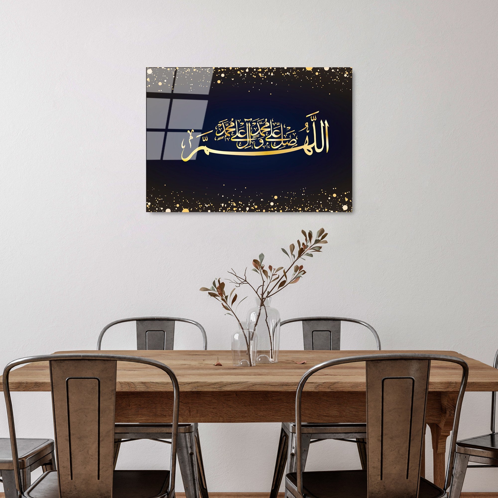 Quadro Decorativo em Vidro Temperado UV-447, Multicolor, 50 x 70 cm, 4 mm