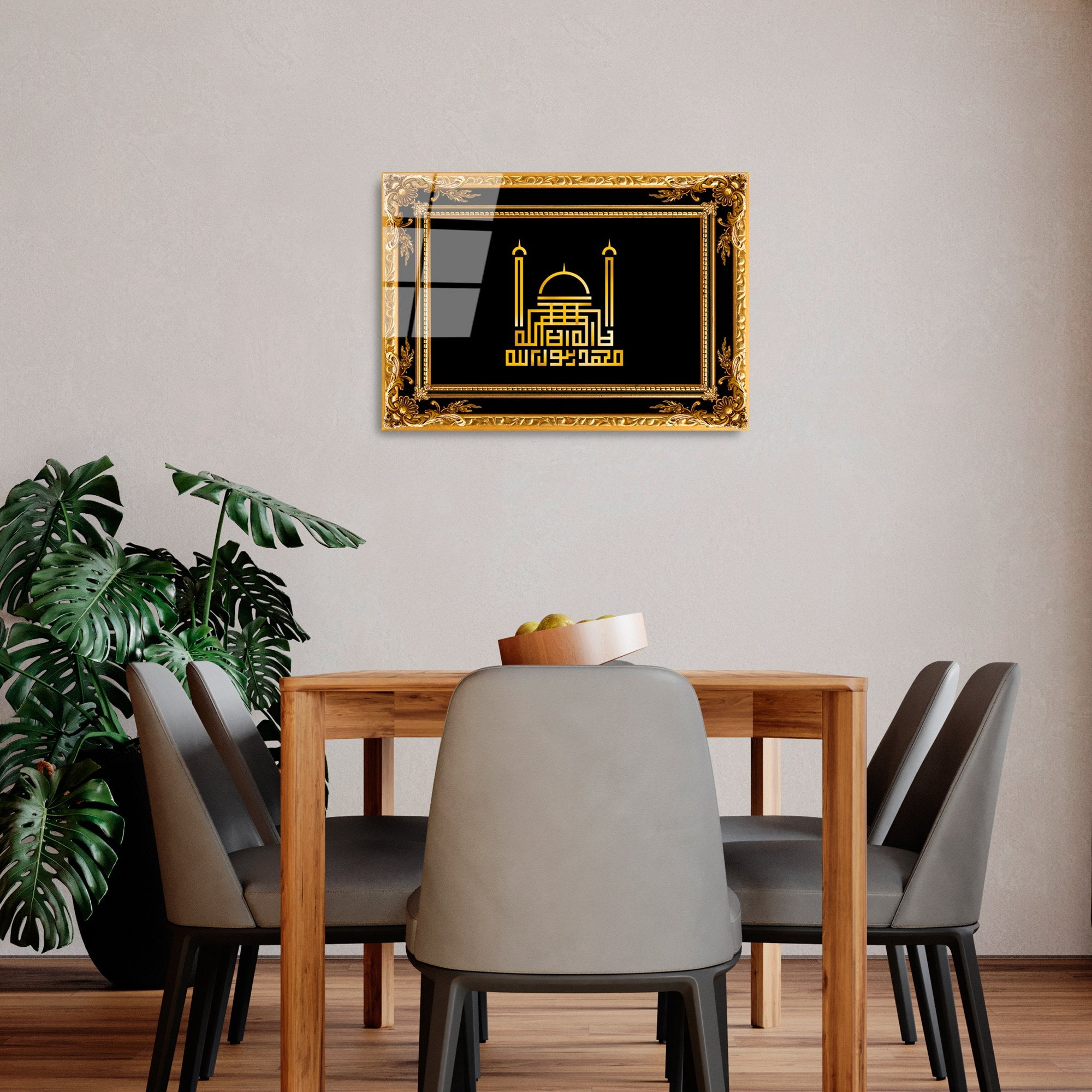 Quadro Decorativo em Vidro Temperado 100% (4 mm) UV-448, Multicolor, 50 x 70 cm