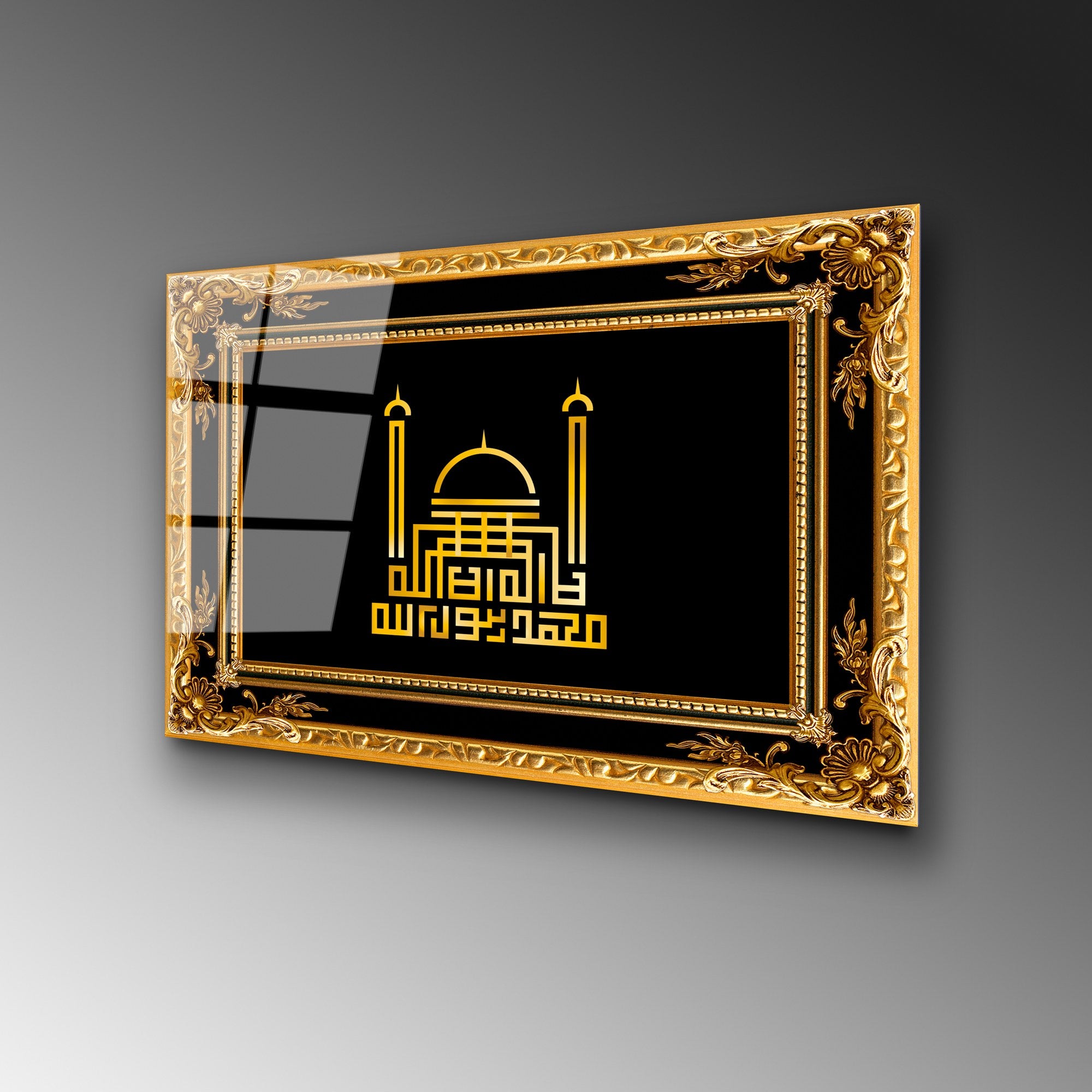 Quadro Decorativo em Vidro Temperado 100% (4 mm) UV-448, Multicolor, 50 x 70 cm