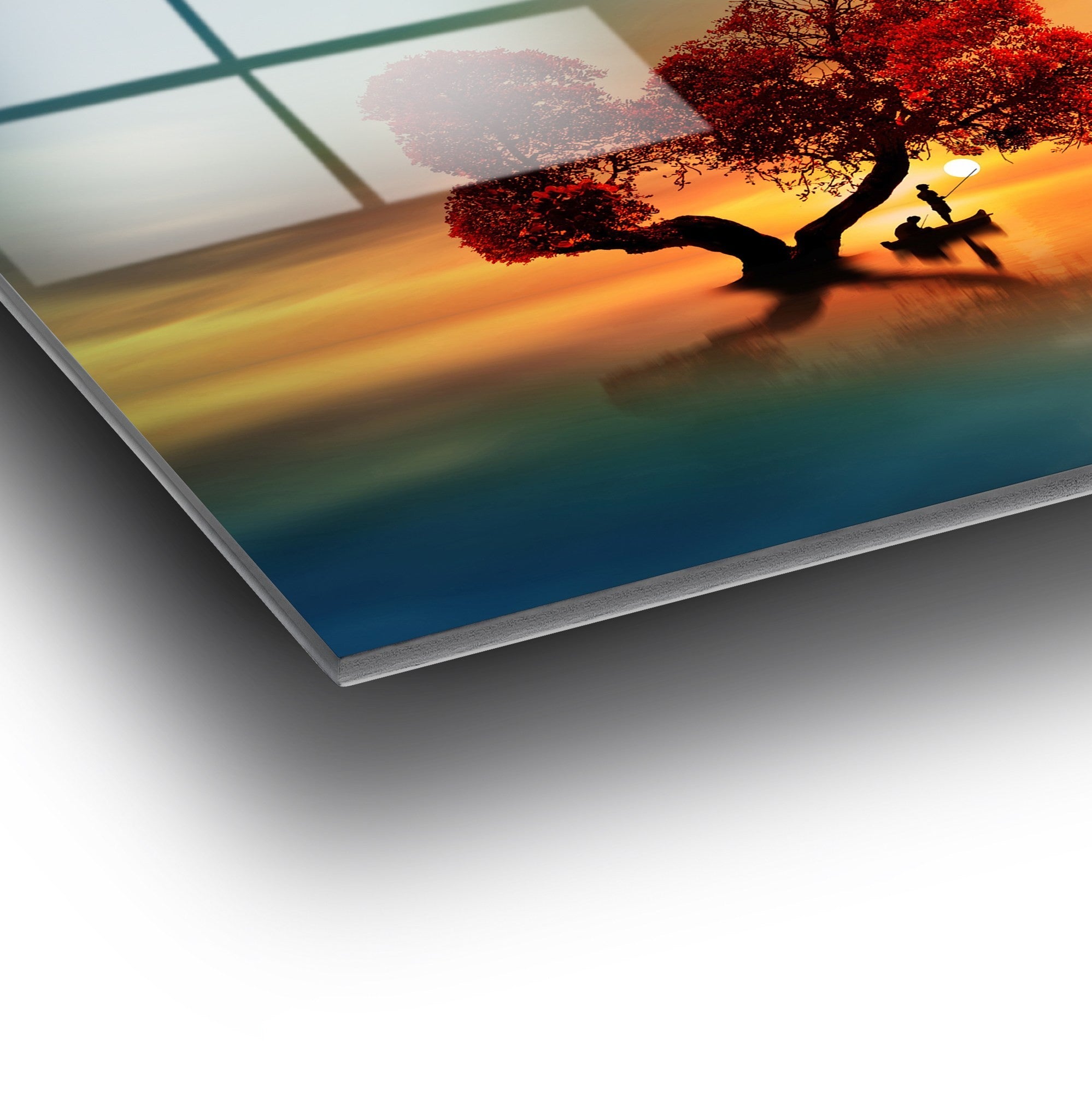 Quadro Decorativo em Vidro Temperado UV-450 (50 x 70 cm) – Multicolor, 4 mm