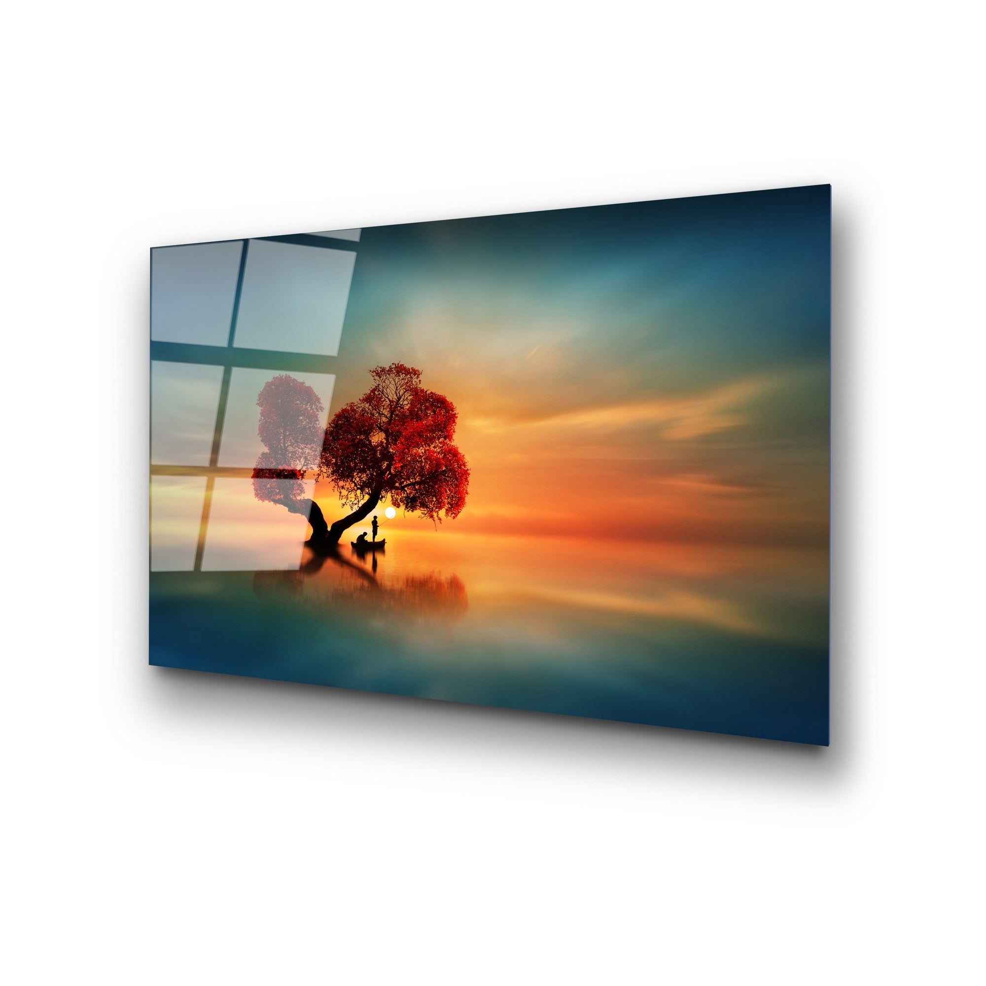 Quadro Decorativo em Vidro Temperado UV-450 (50 x 70 cm) – Multicolor, 4 mm