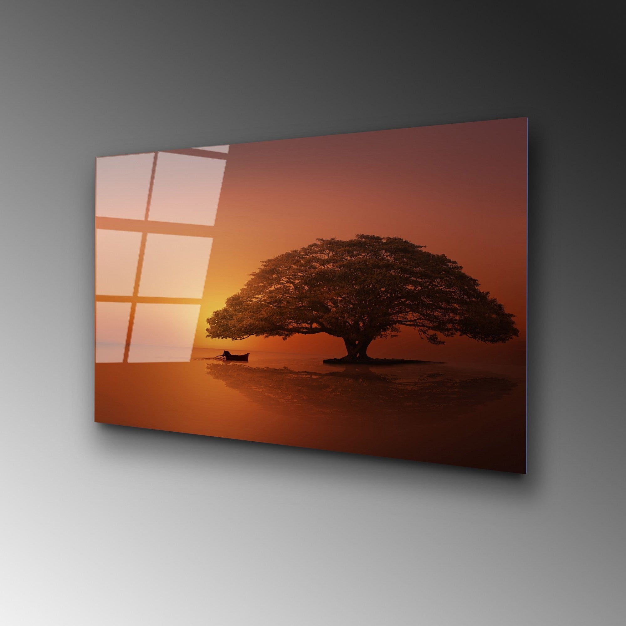 Quadro Decorativo em Vidro Temperado UV-451, Multicolor, 50 x 70 cm (4 mm)