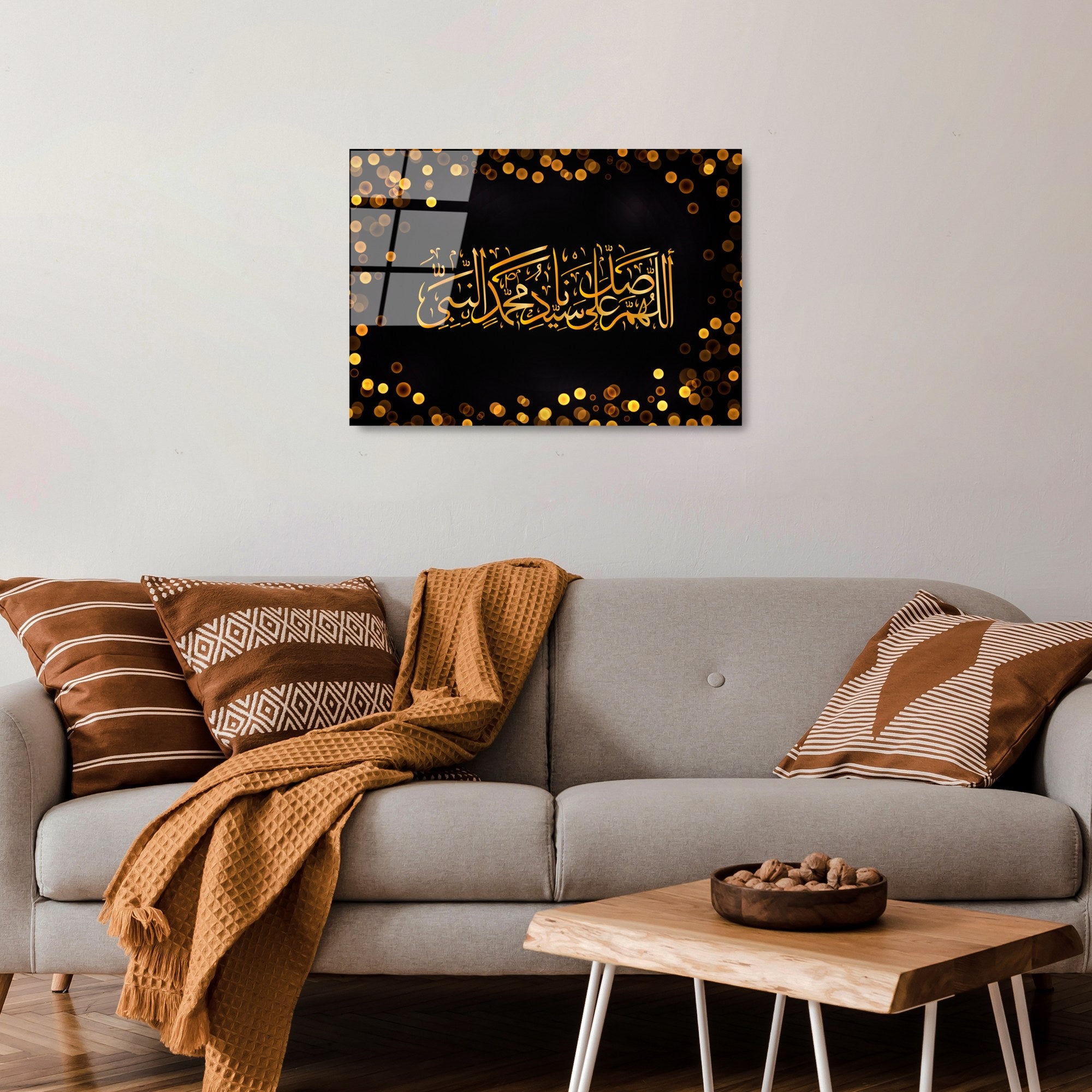 Quadro Decorativo em Vidro Temperado UV-452, Multicolor, 50 x 70 cm (4 mm)