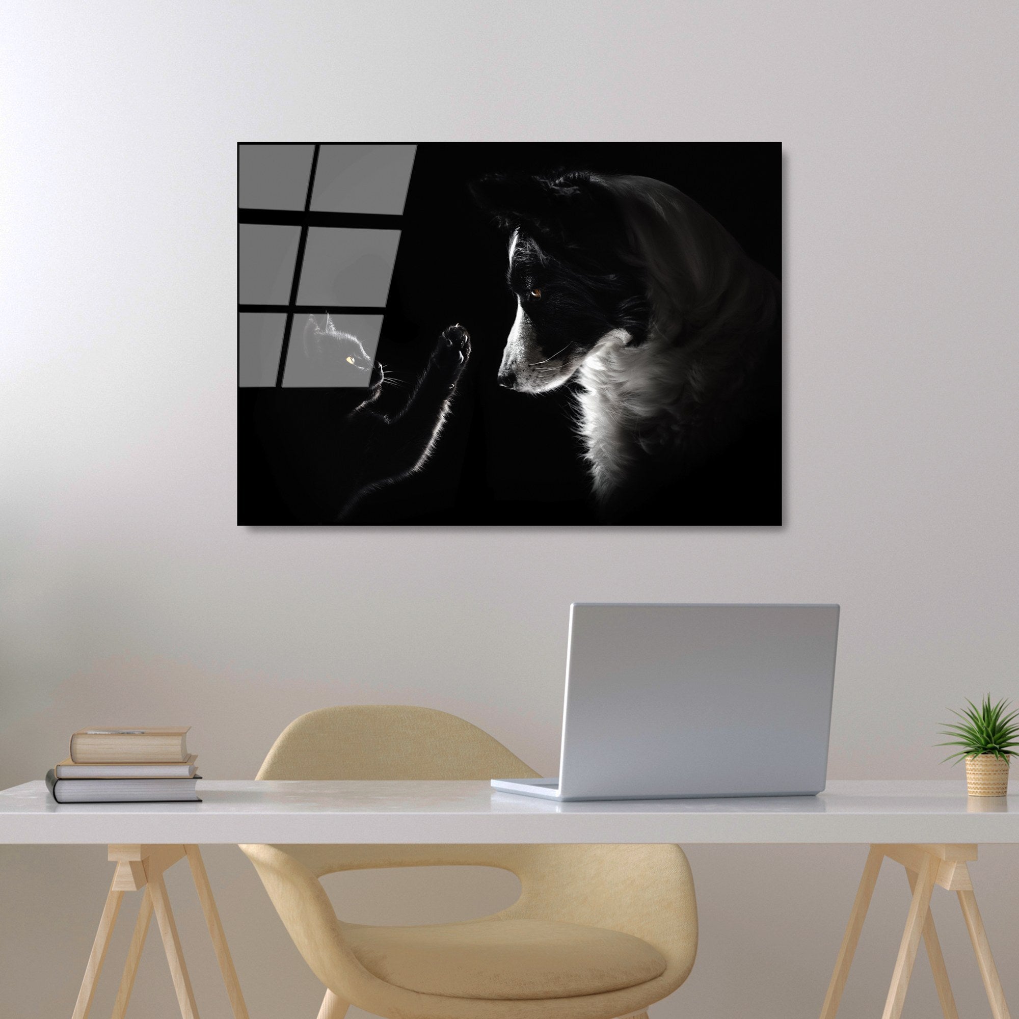 Quadro Decorativo em Vidro Temperado 50 x 70 cm Multicolor – UV-453