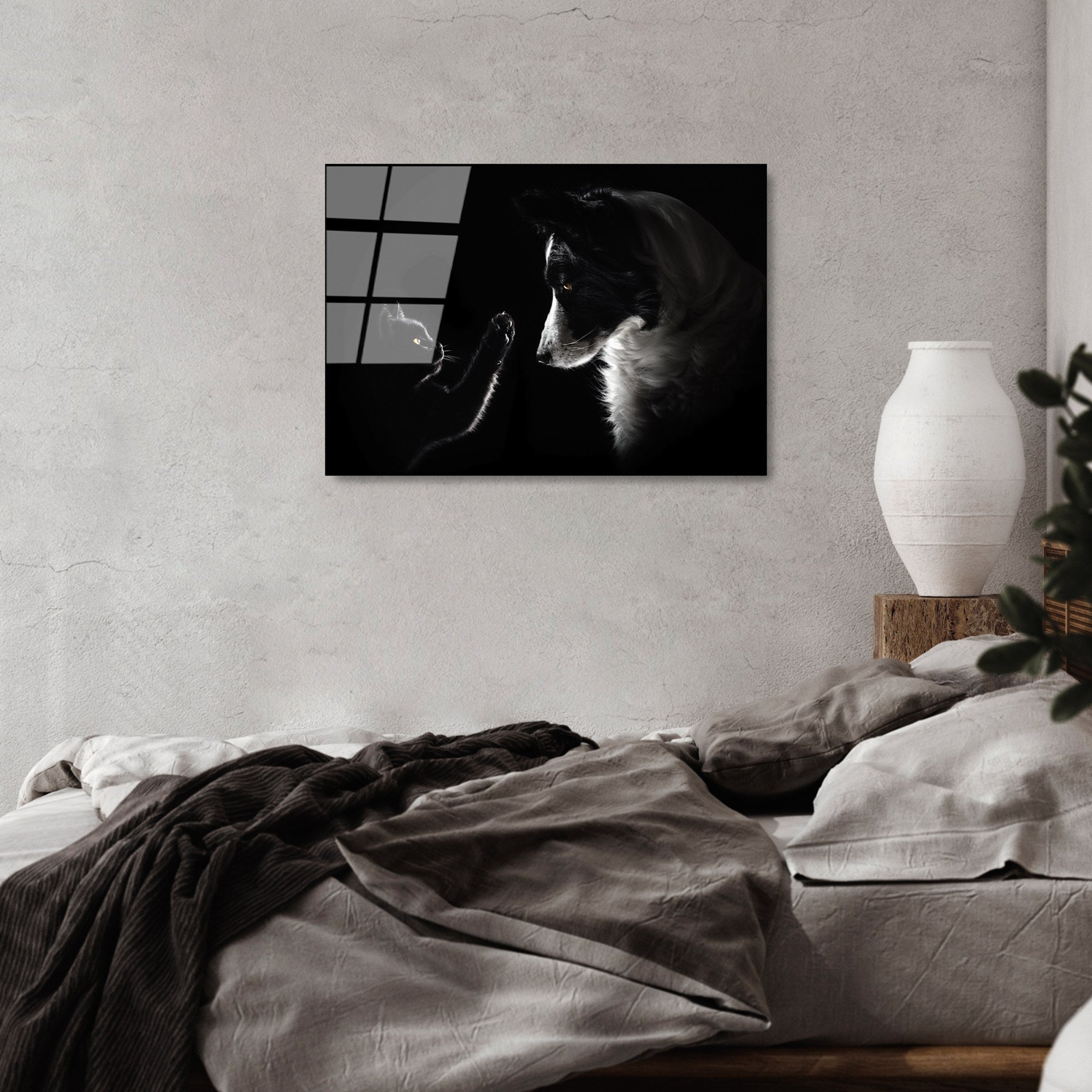 Quadro Decorativo em Vidro Temperado 50 x 70 cm Multicolor – UV-453