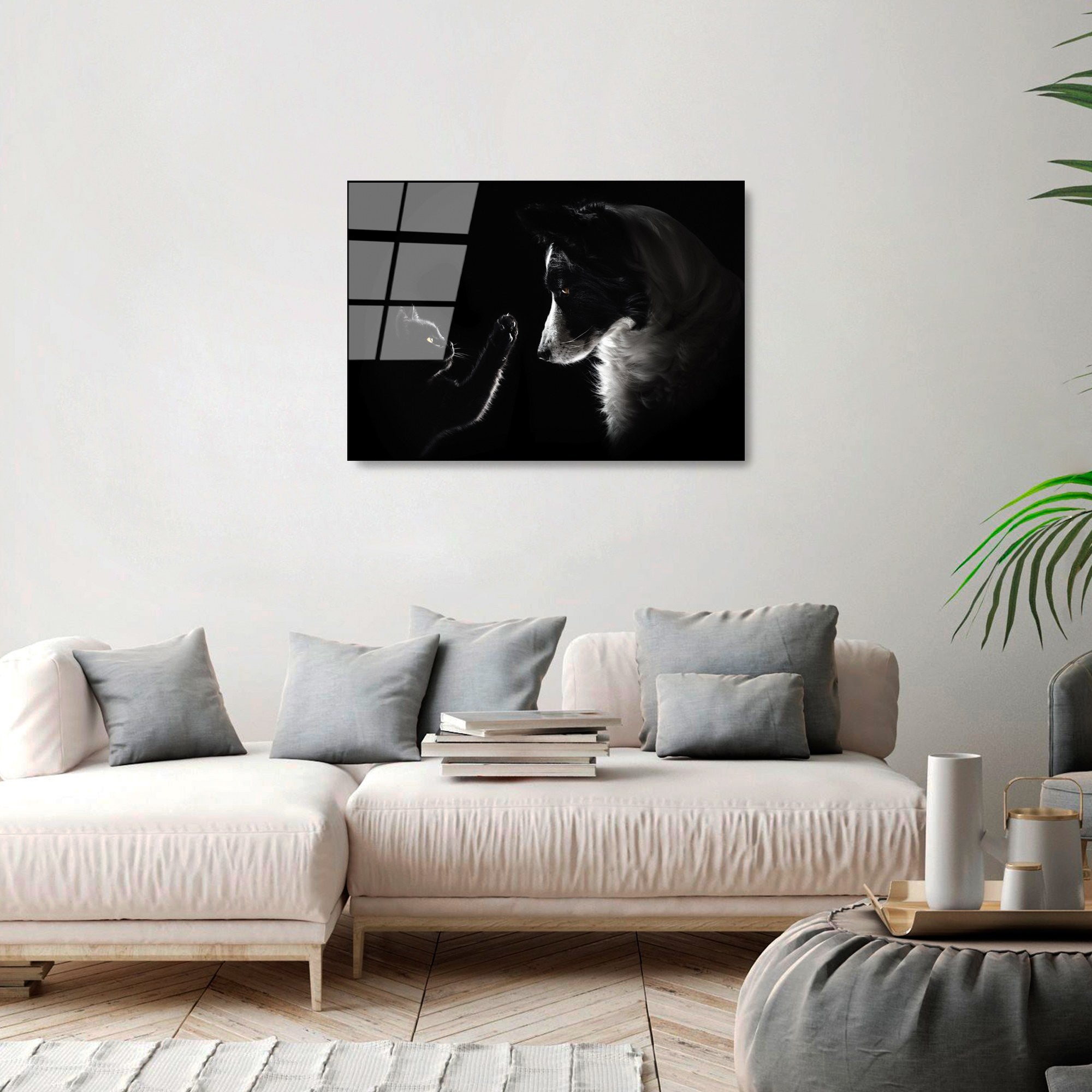 Quadro Decorativo em Vidro Temperado 50 x 70 cm Multicolor – UV-453