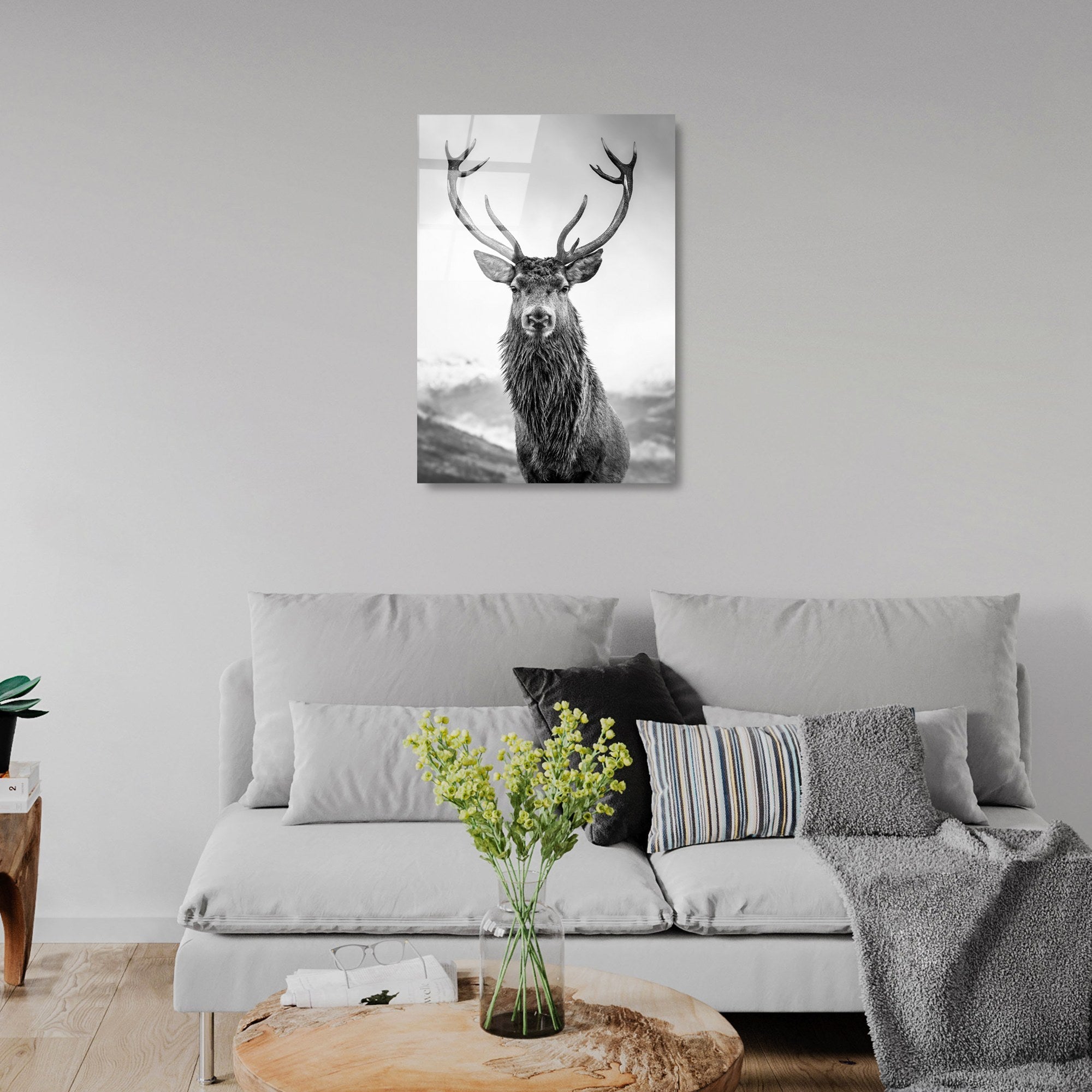 Quadro Decorativo em Vidro Temperado UV-455, Multicolor, 50 x 70 cm (4 mm)