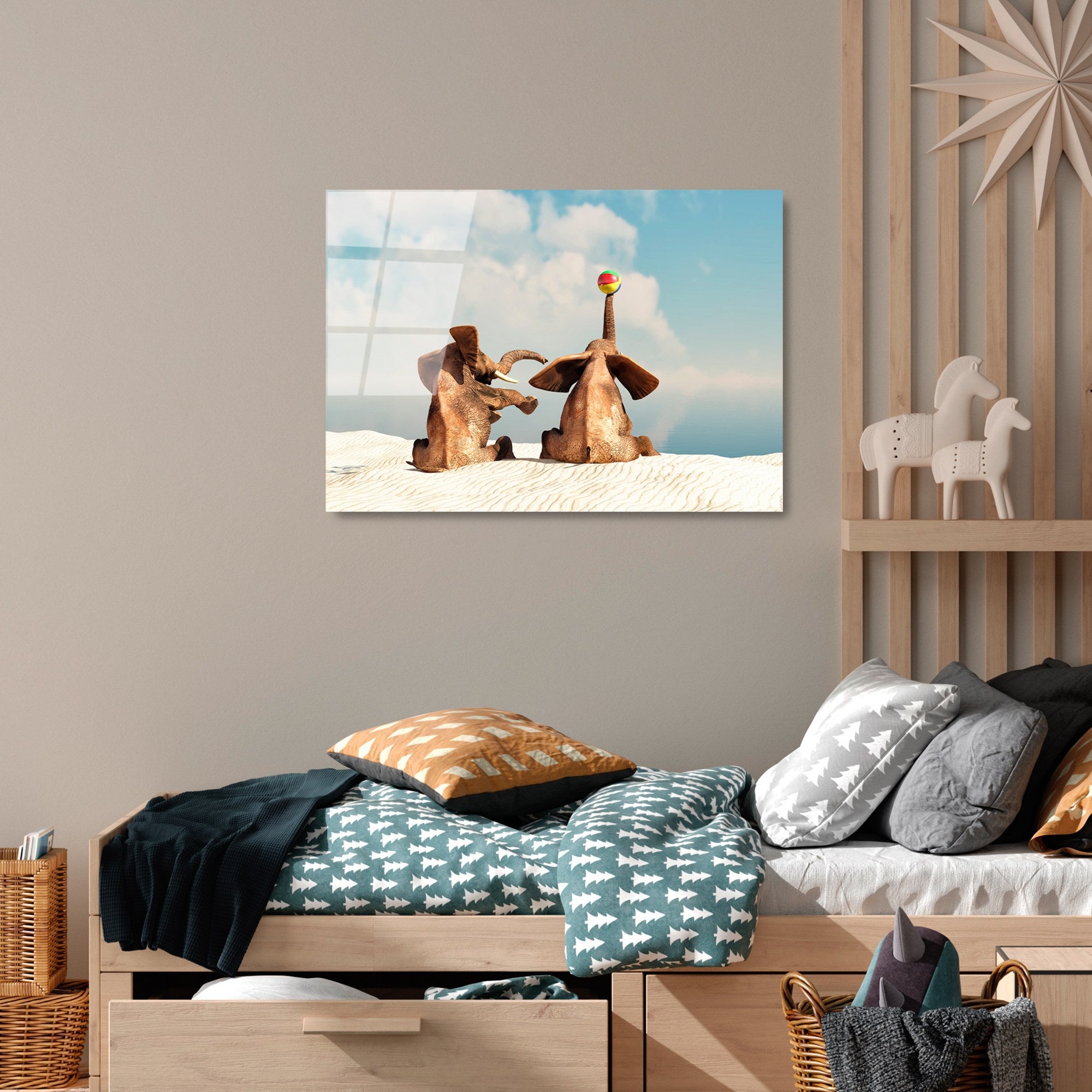 Quadro Decorativo em Vidro Temperado 4 mm – UV-456 – Multicolor – 50 x 70 cm