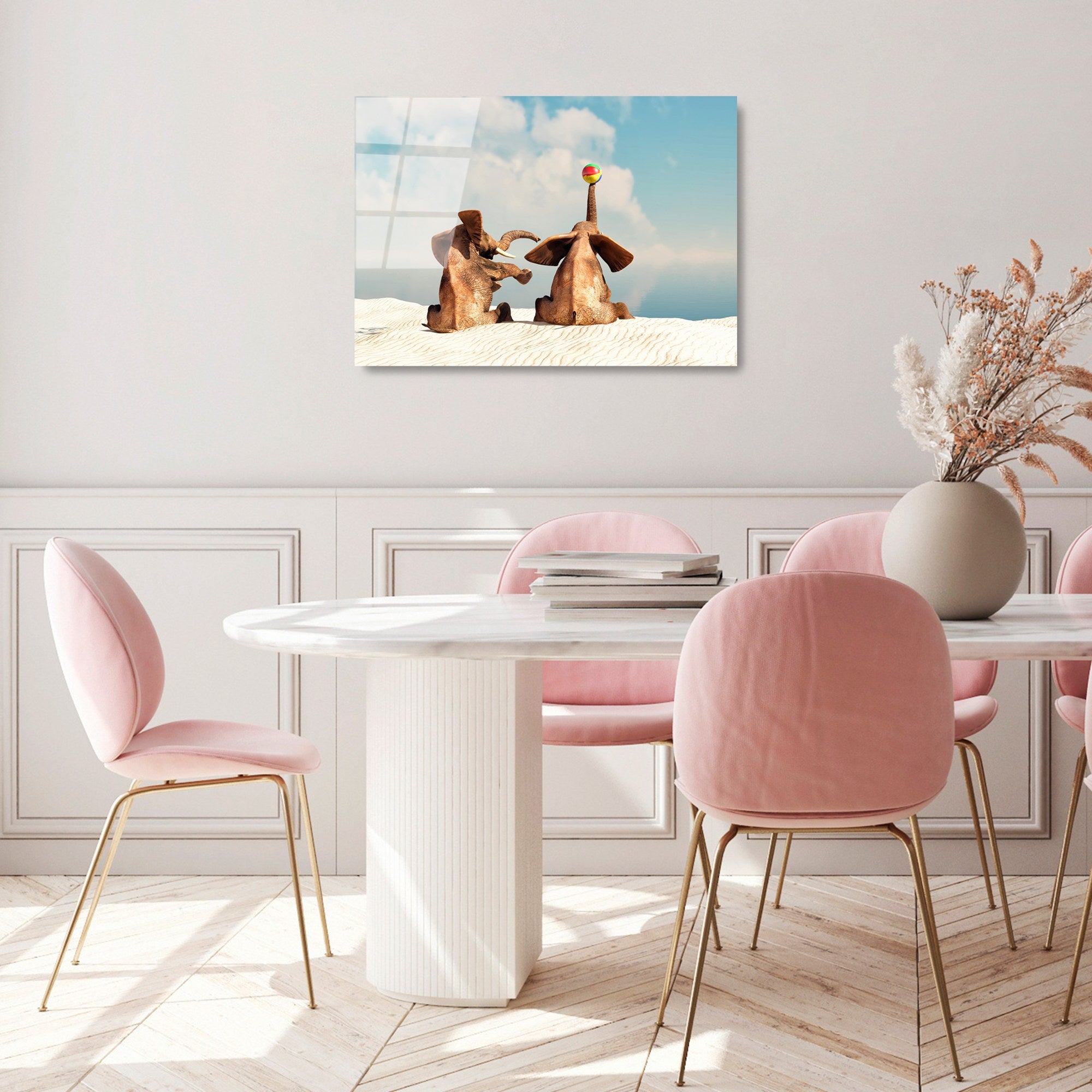 Quadro Decorativo em Vidro Temperado 4 mm – UV-456 – Multicolor – 50 x 70 cm