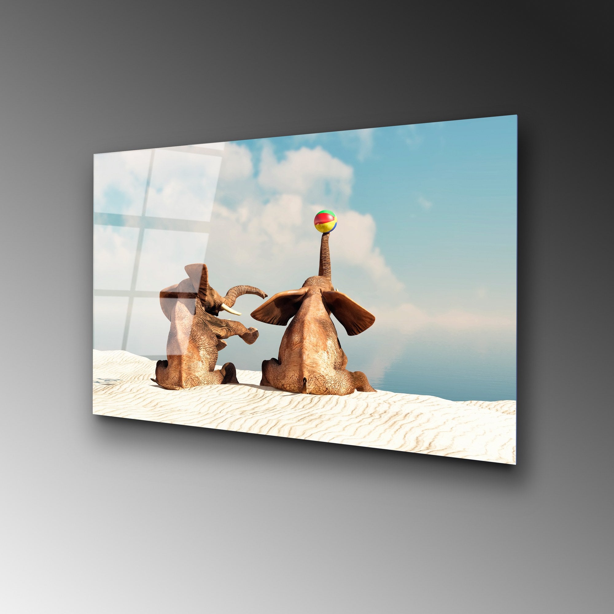 Quadro Decorativo em Vidro Temperado 4 mm – UV-456 – Multicolor – 50 x 70 cm