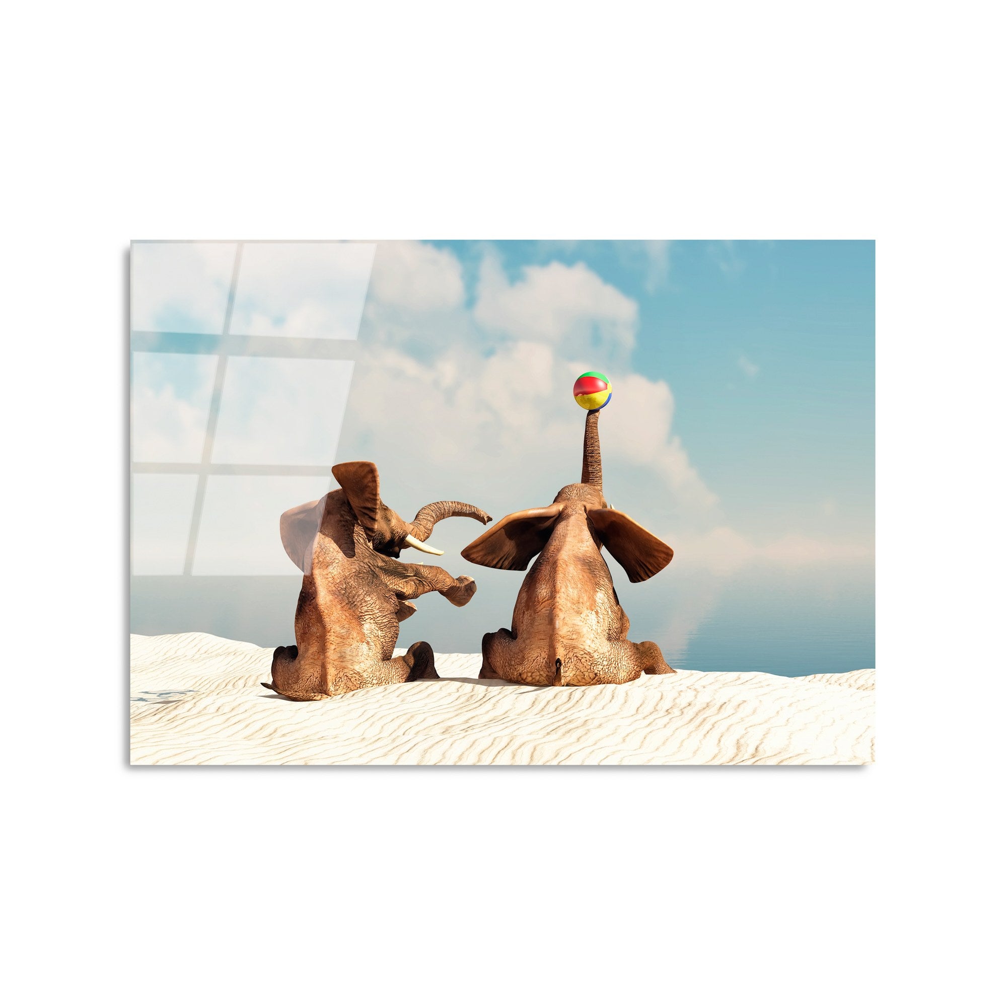 Quadro Decorativo em Vidro Temperado 4 mm – UV-456 – Multicolor – 50 x 70 cm