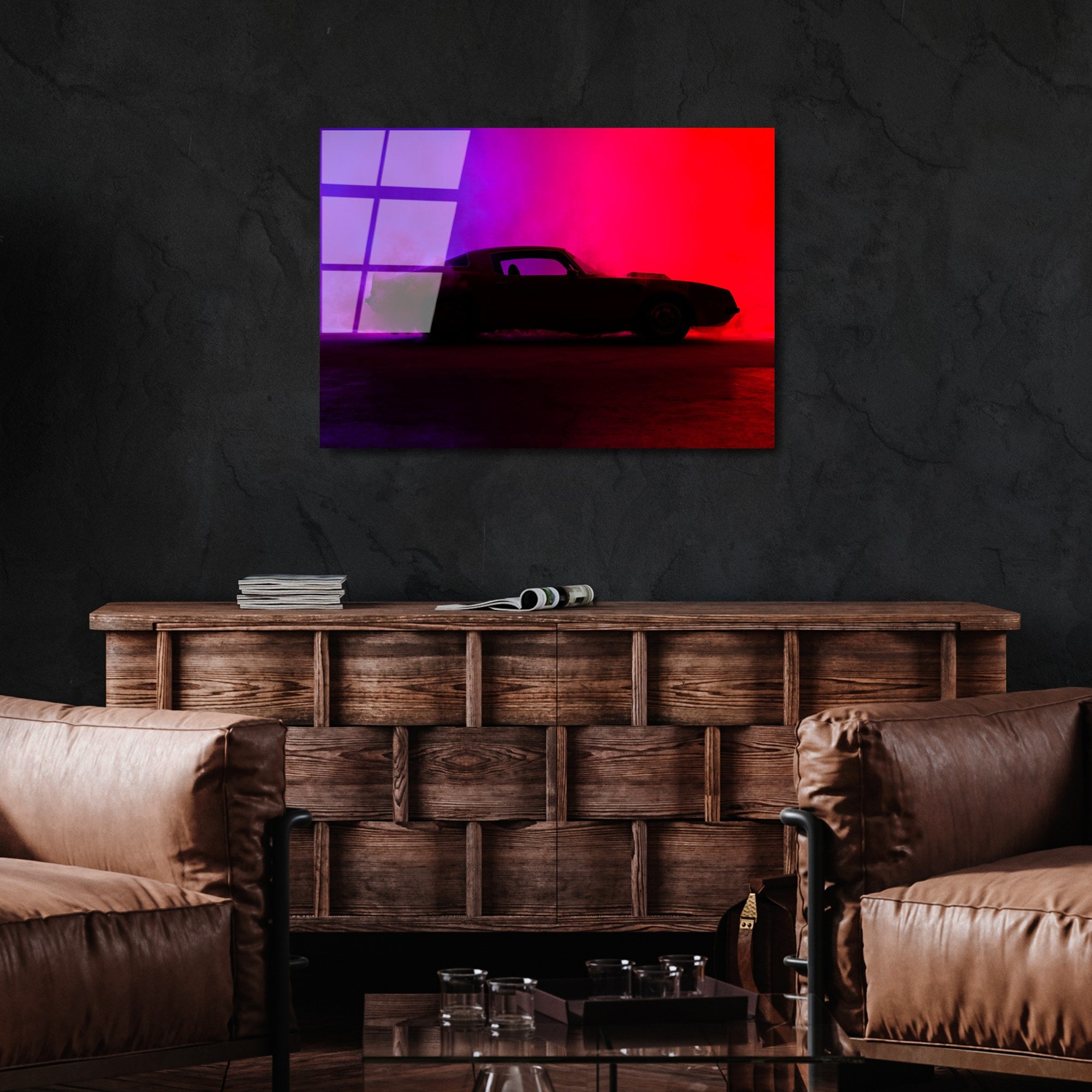 Quadro Decorativo em Vidro Temperado 50 x 70 cm (4 mm) Multicolor – UV-458