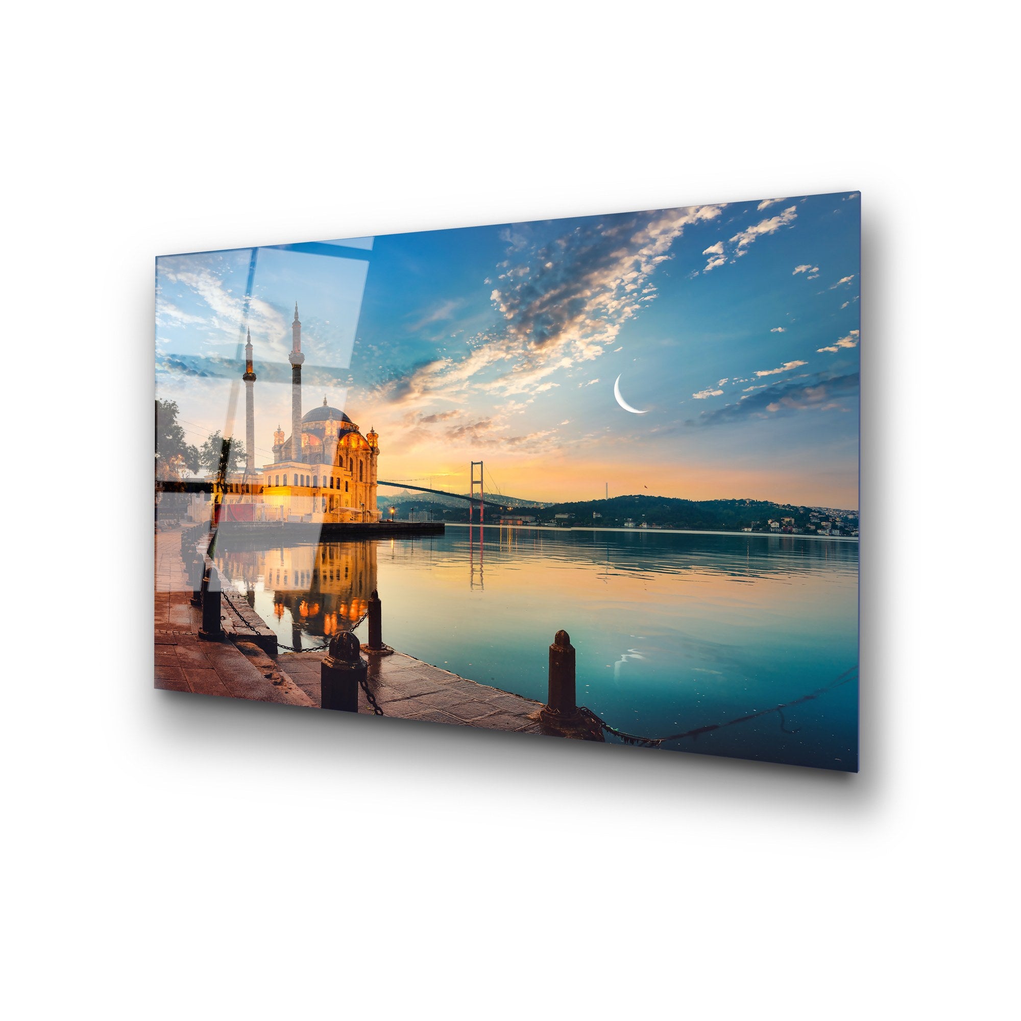 Quadro Decorativo em Vidro Temperado UV-459, Multicolor, 50 x 70 cm, 4 mm