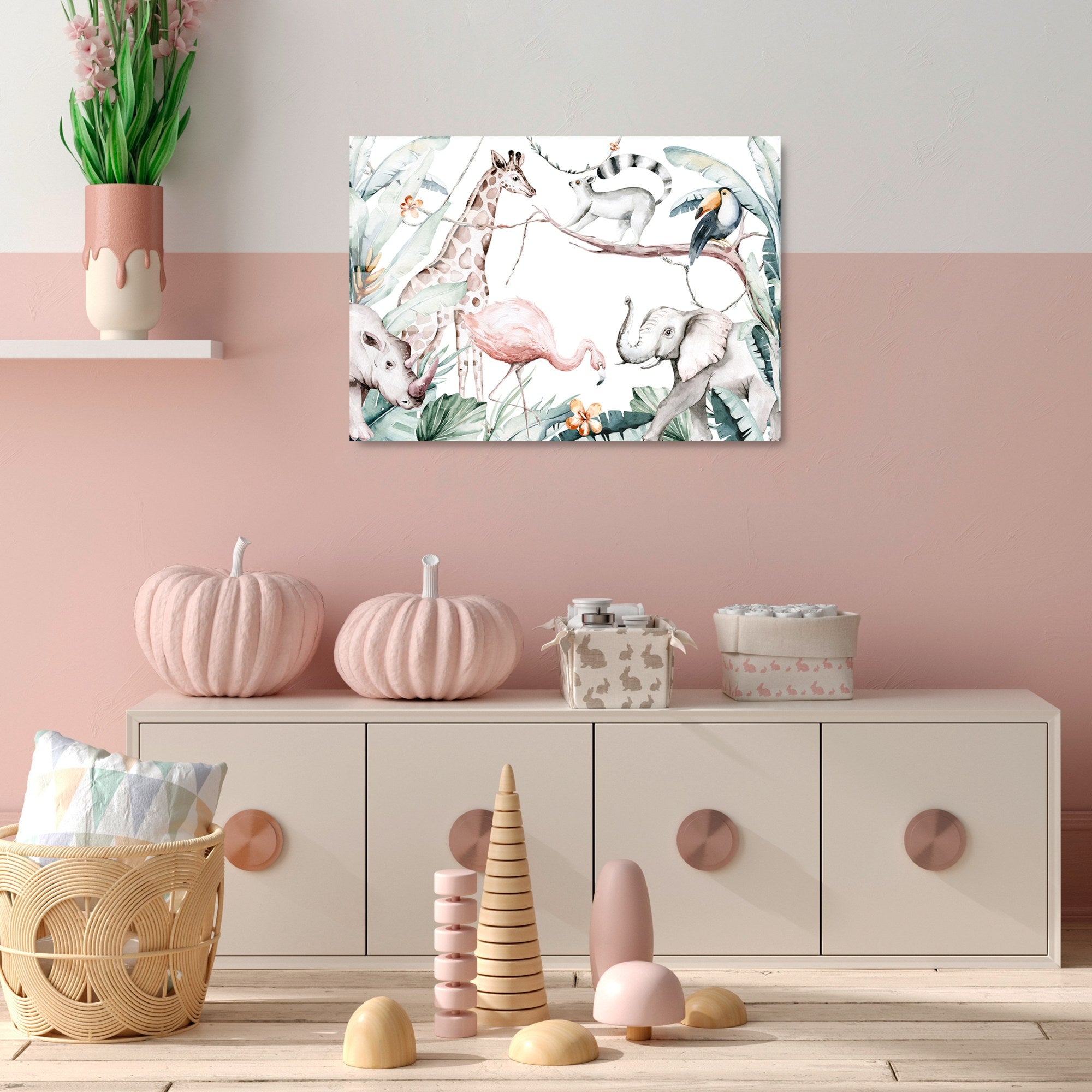 Quadro Decorativo em Vidro Temperado UV-462, Multicolor, 50 x 70 cm, 4 mm