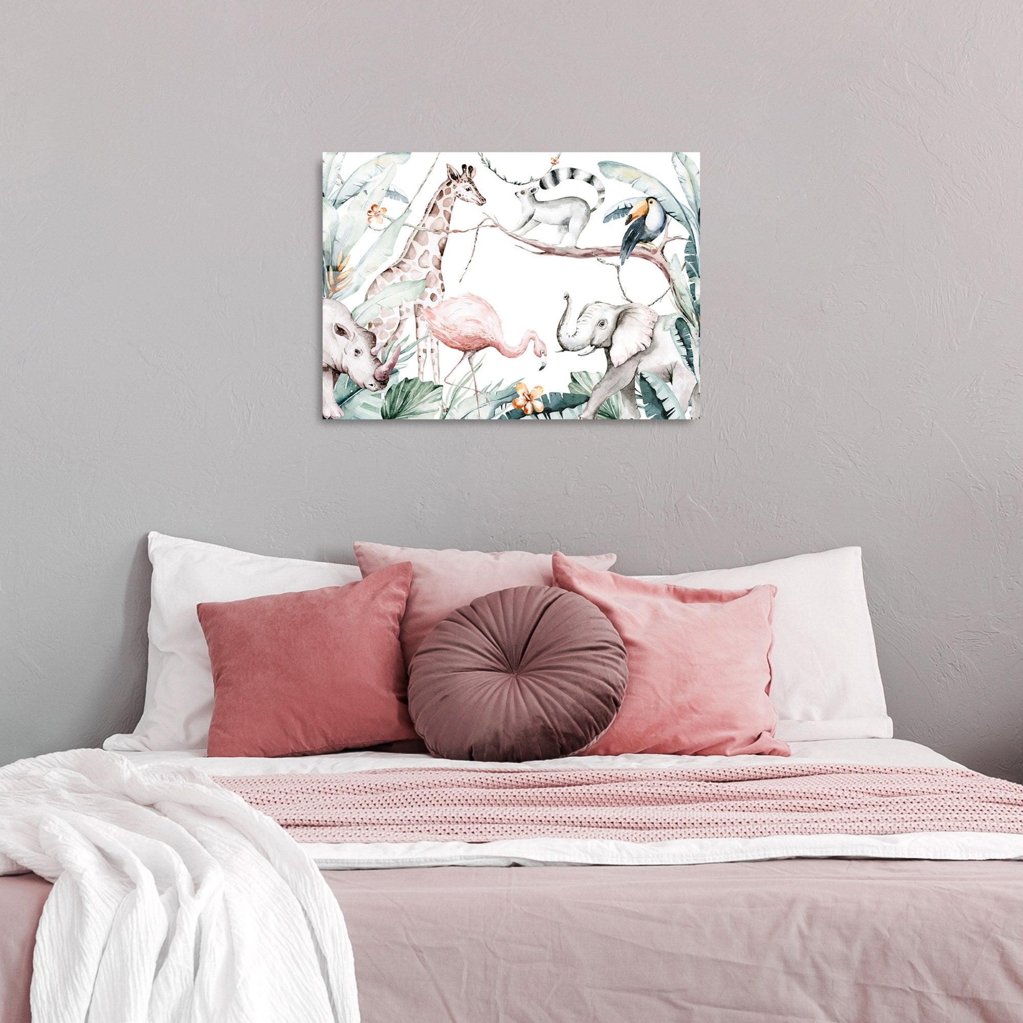 Quadro Decorativo em Vidro Temperado UV-462, Multicolor, 50 x 70 cm, 4 mm