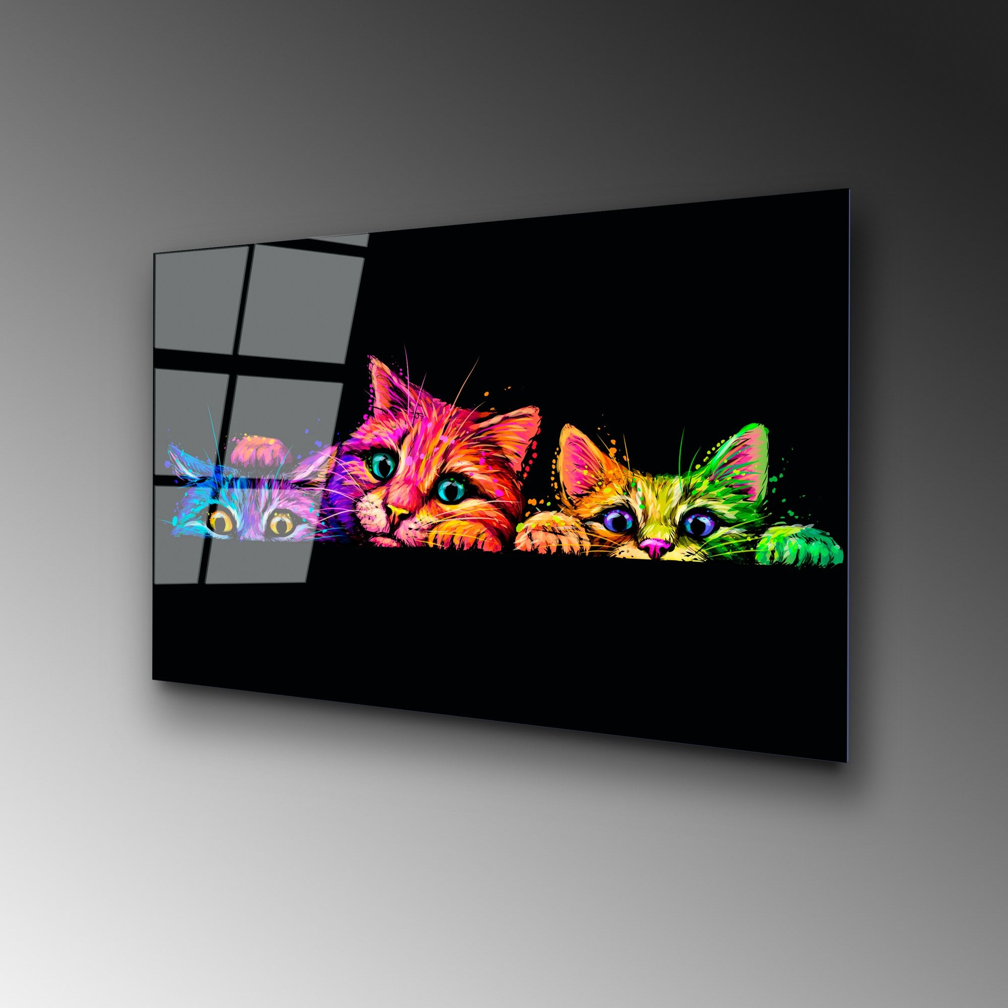 Quadro Decorativo em Vidro Temperado 50x70 cm (4 mm) Multicolor – UV-463