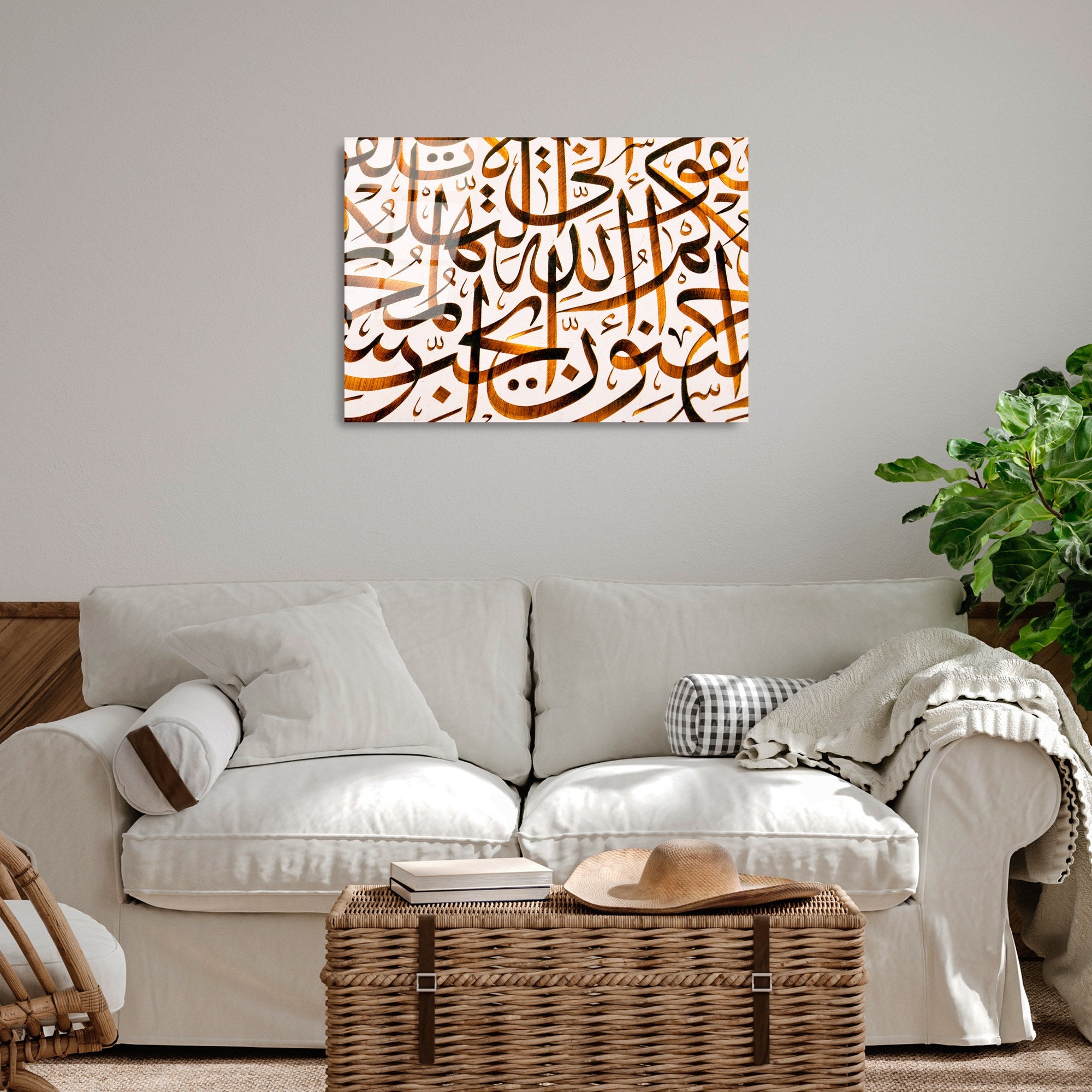 Quadro Decorativo em Vidro Temperado 50 x 70 cm, Multicolor, 4 mm – UV-466 (123BZM1560)