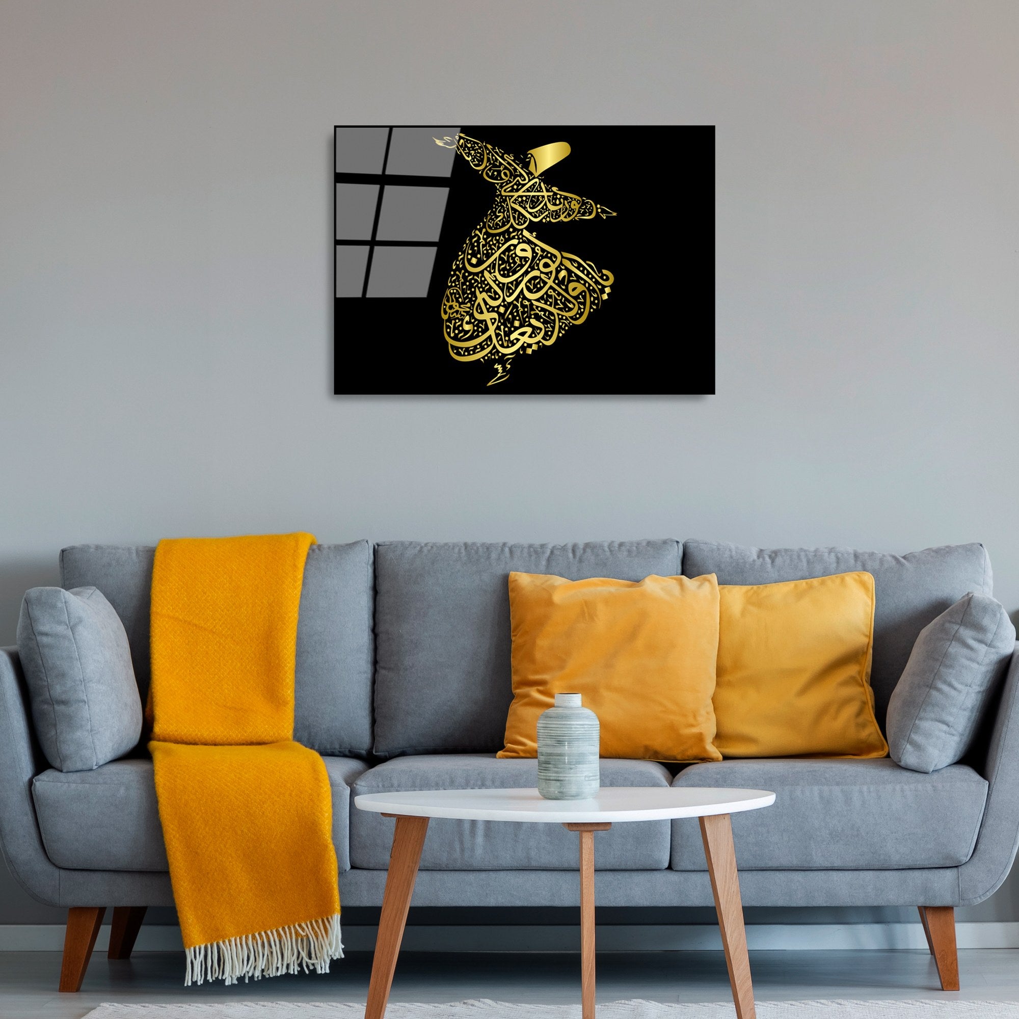 Quadro Decorativo em Vidro Temperado UV-468, Multicolor, 50 x 70 cm (4 mm)