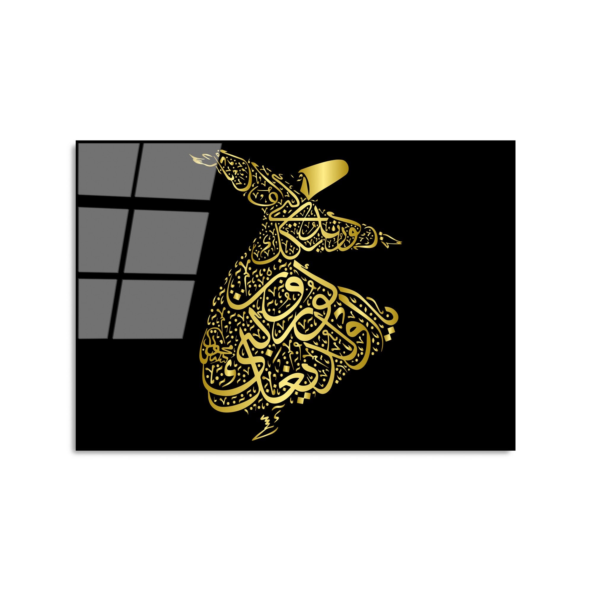 Quadro Decorativo em Vidro Temperado UV-468, Multicolor, 50 x 70 cm (4 mm)