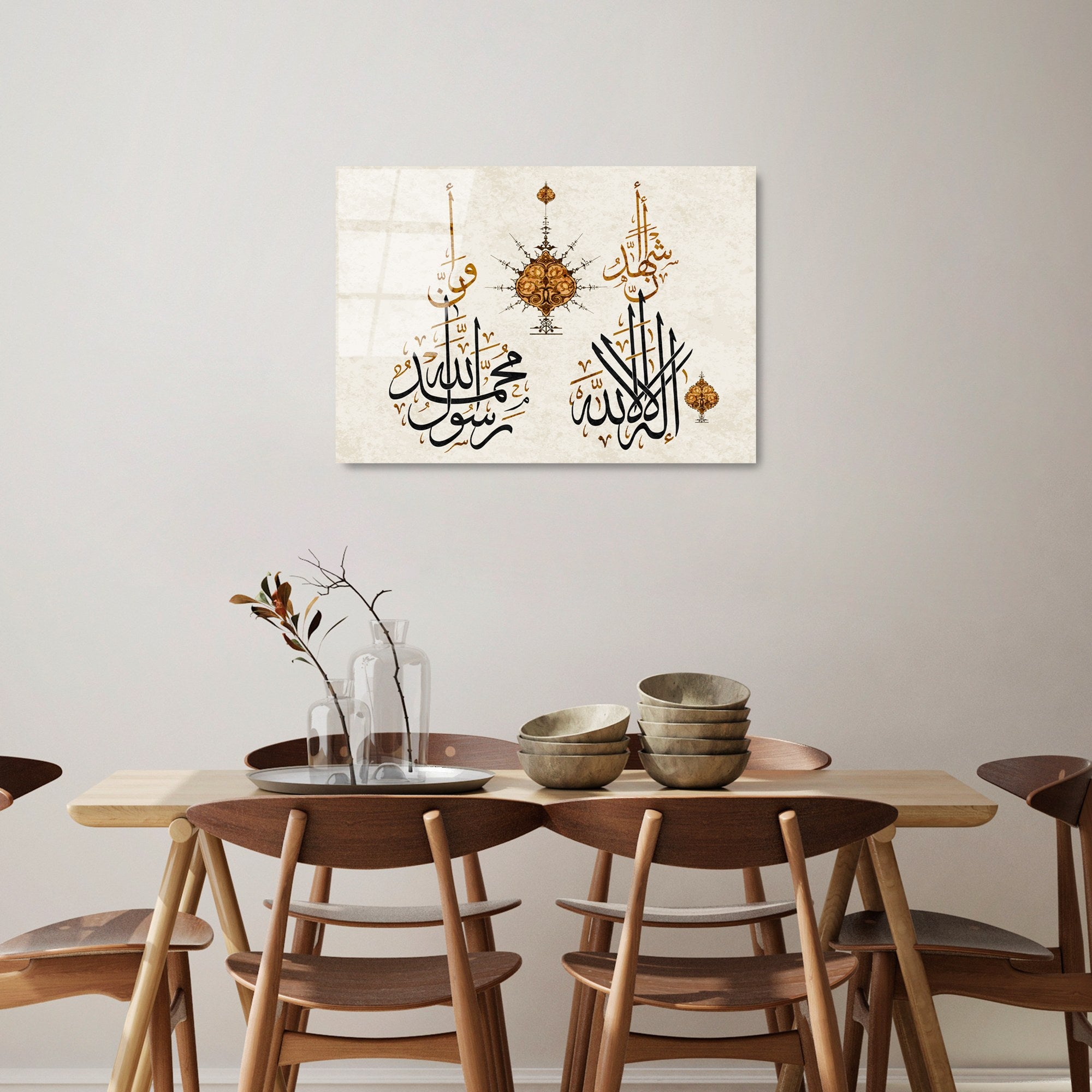 Quadro Decorativo em Vidro Temperado UV-472, 50 x 70 cm, Multicolor, 4 mm