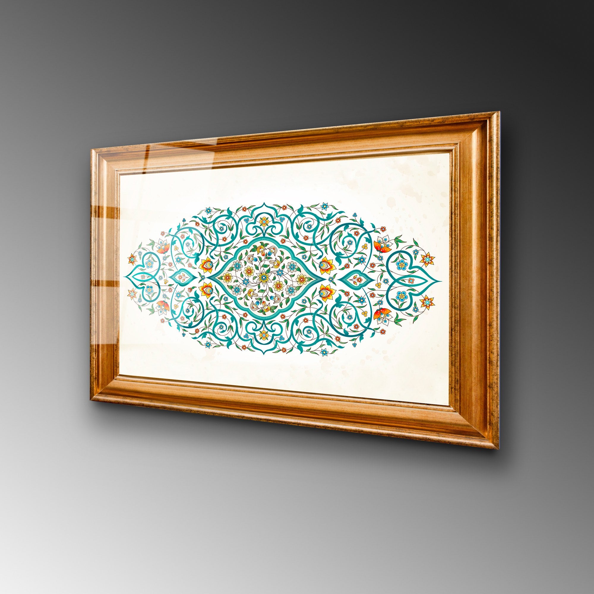 Quadro Decorativo em Vidro Temperado UV-475, 50 x 70 cm, Multicolor, 4 mm