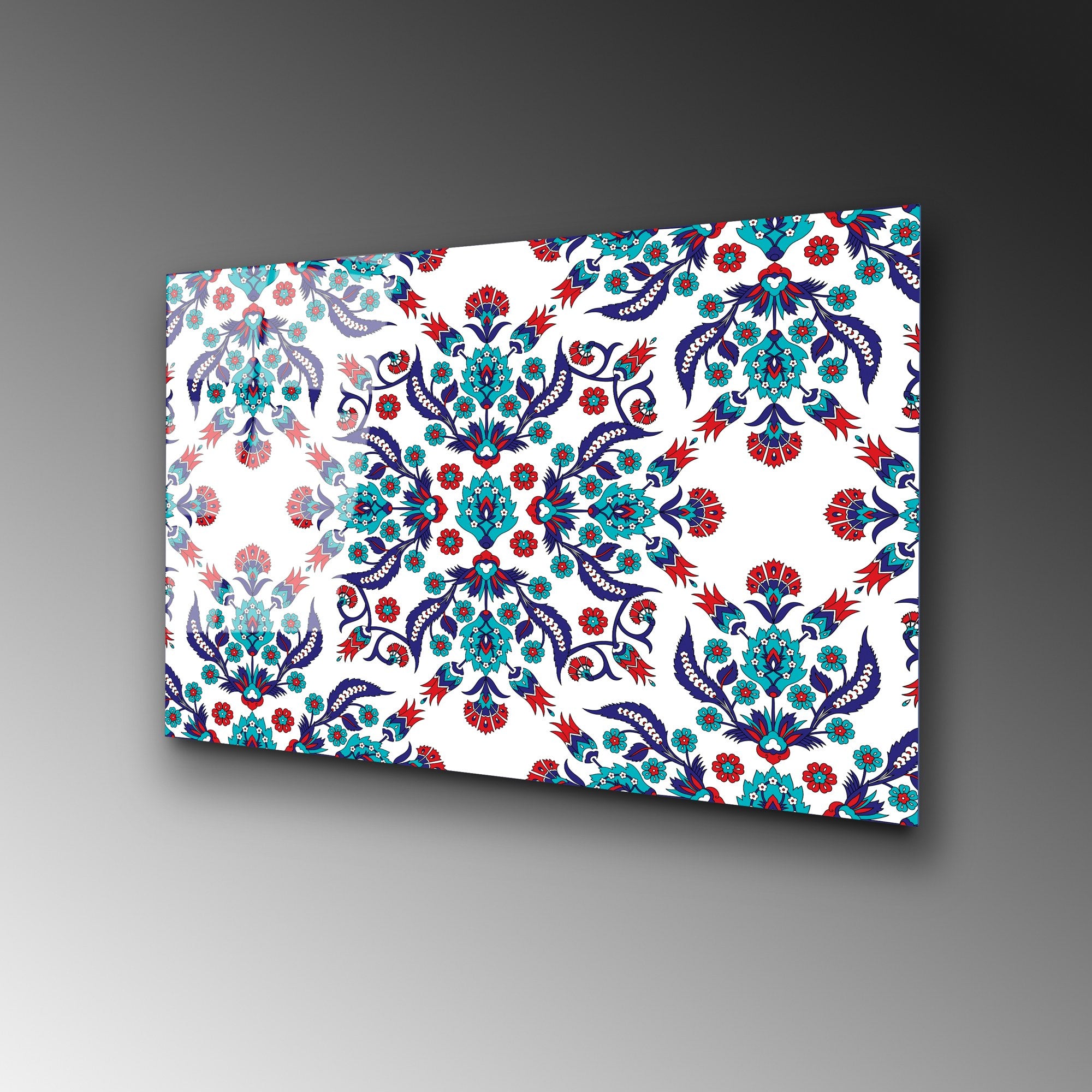 Quadro Decorativo em Vidro Temperado UV-477, 50 x 70 cm, Multicolor, 4 mm