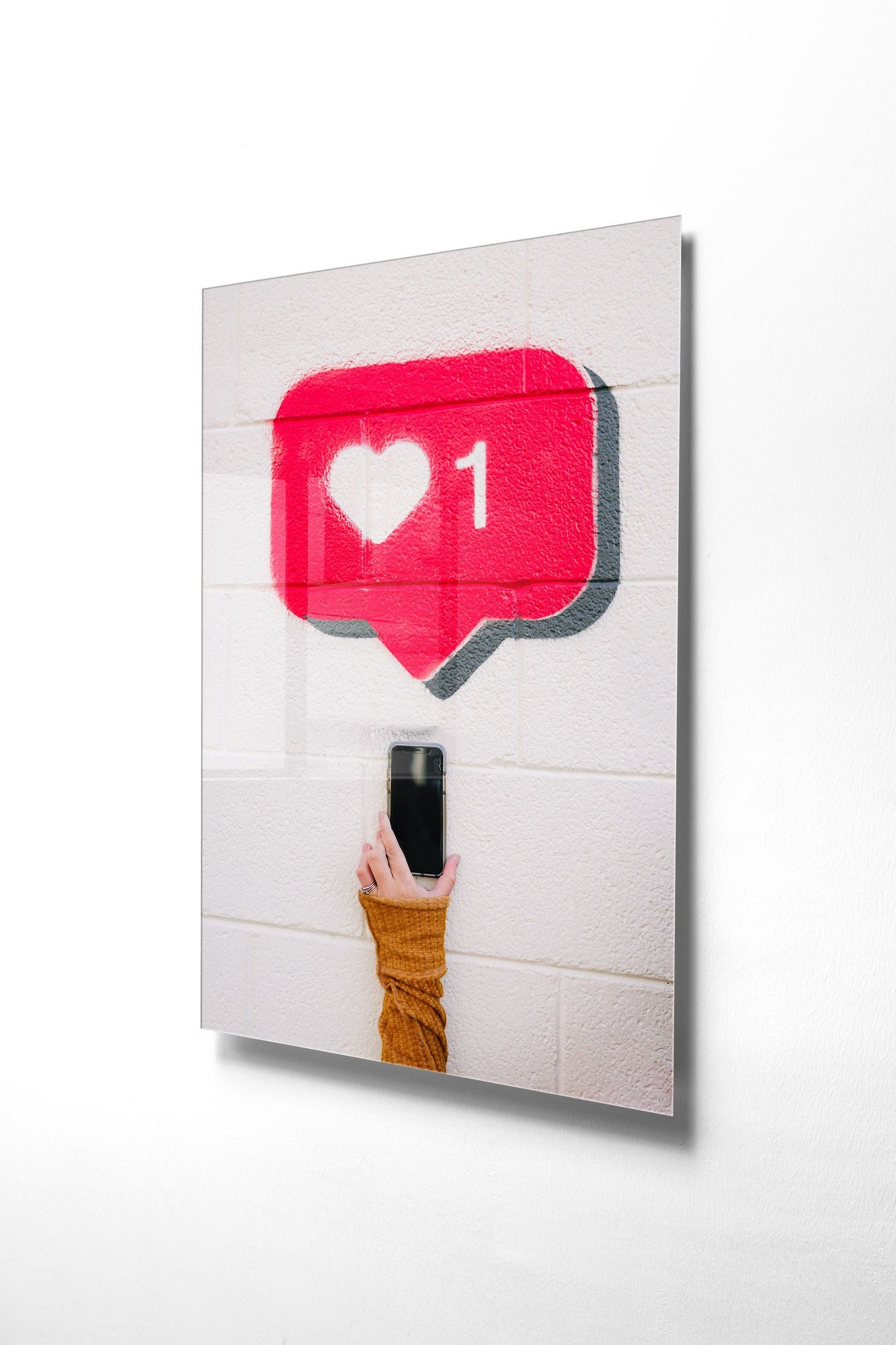 Quadro Decorativo em Vidro Temperado UV-610, Multicolor, 50 x 70 cm (4 mm)