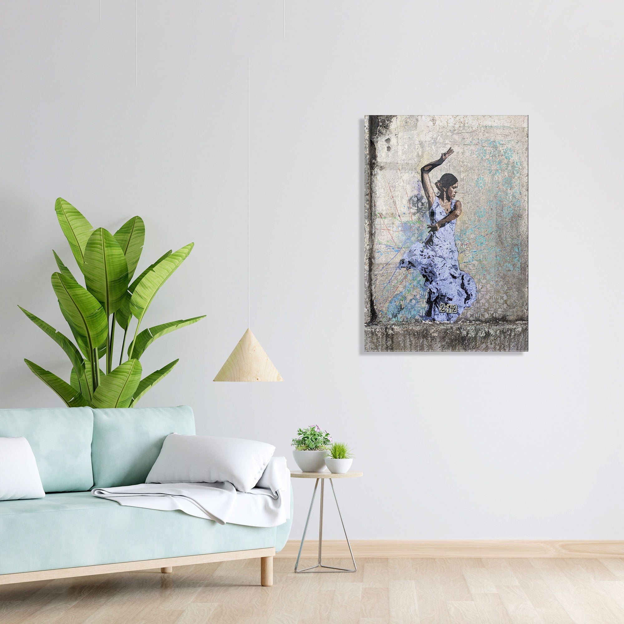 Quadro Decorativo em Vidro Temperado UV-589, 45 x 65 cm, Multicolor (100% Vidro Temperado 4 mm)