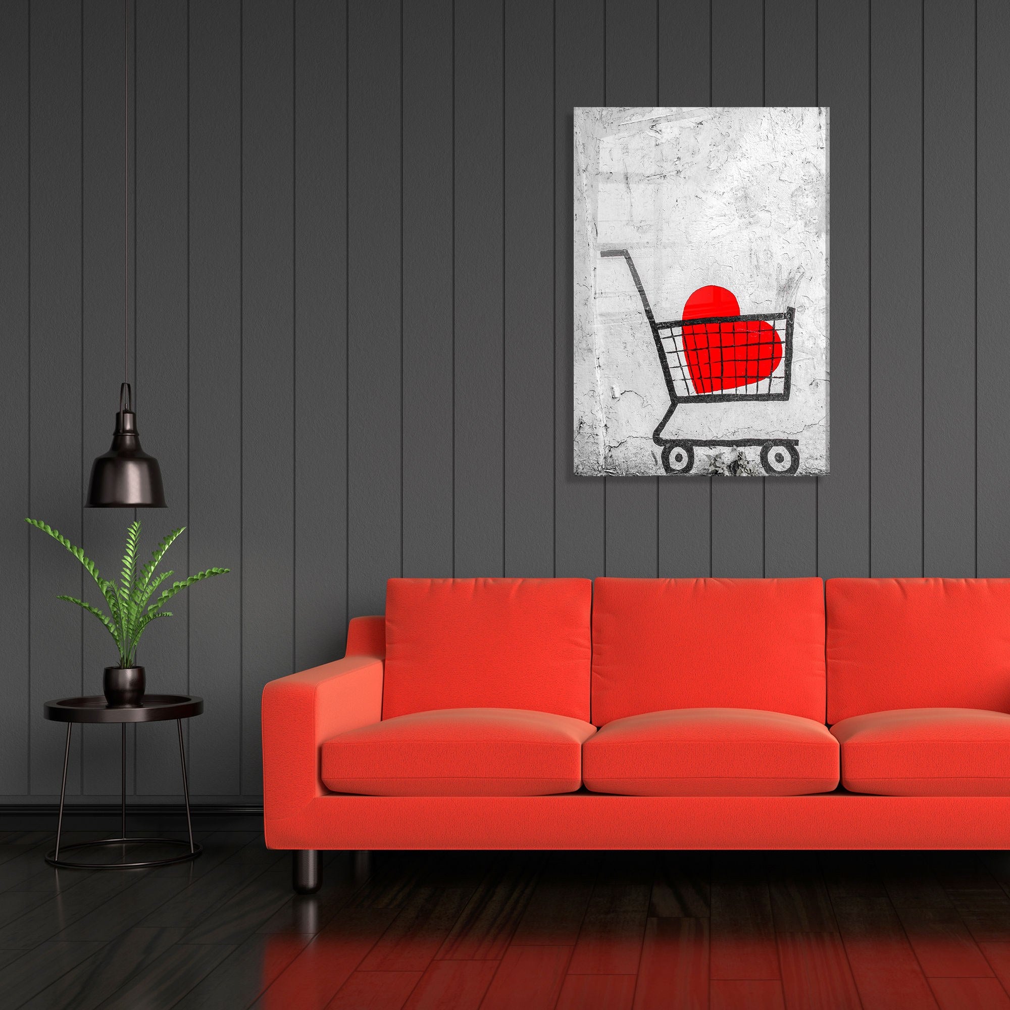 Quadro Decorativo em Vidro Temperado UV-640, Multicolor, 70 x 100 cm, 4 mm