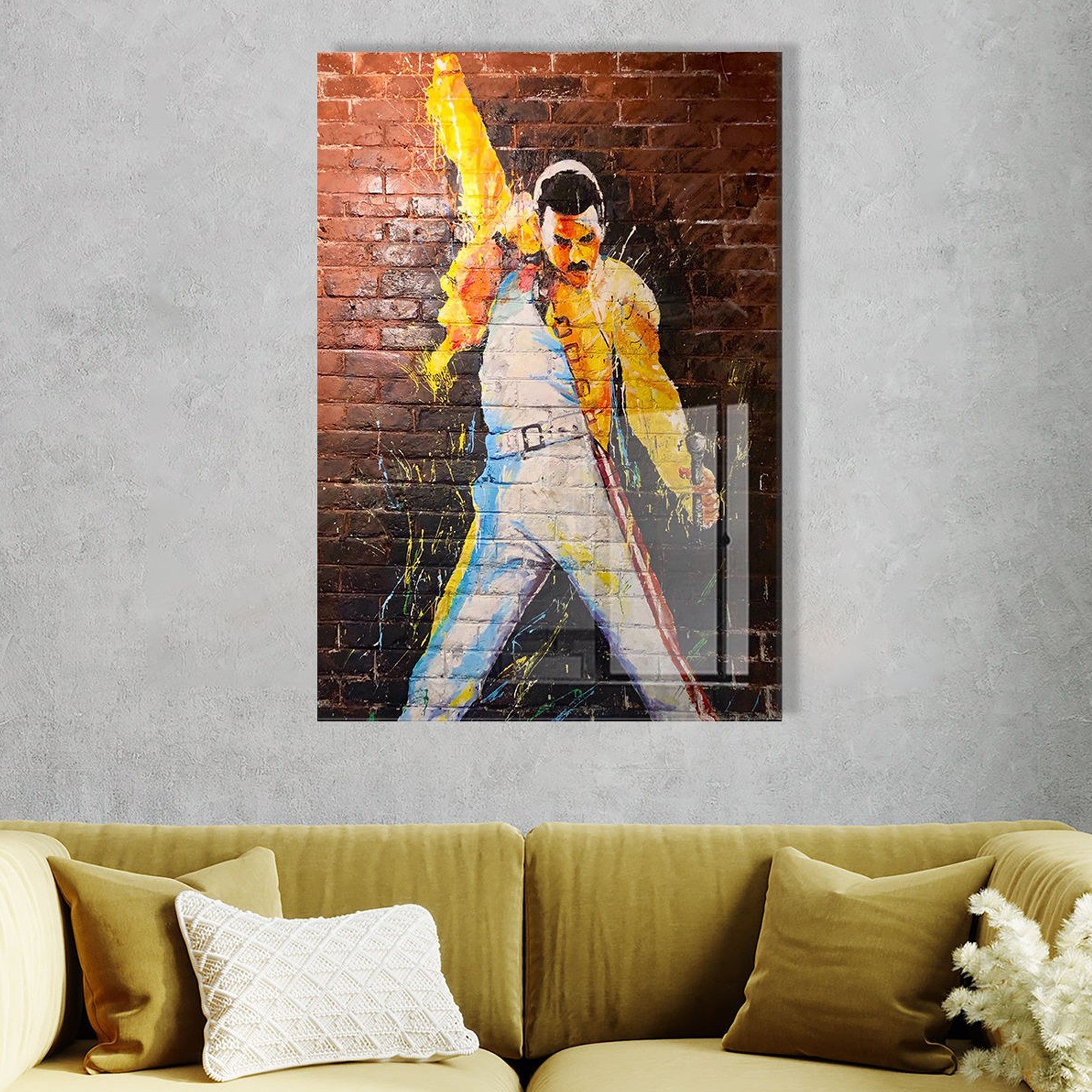 Quadro Decorativo em Vidro 100% Temperado UV-616, Multicolor, 50 x 70 cm, 4 mm