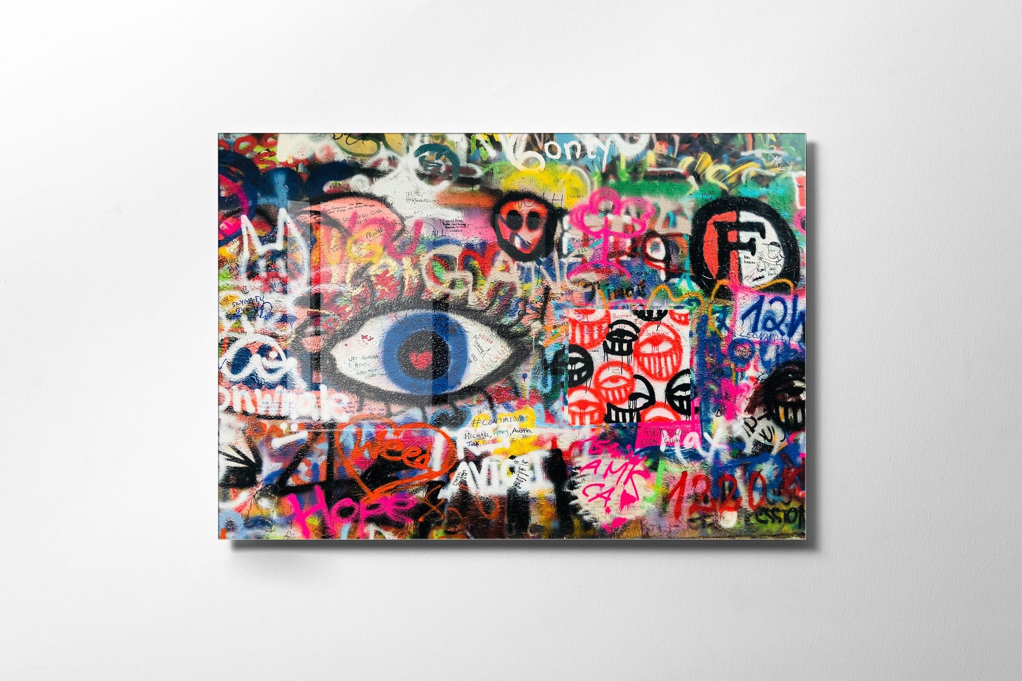 Quadro Decorativo em Vidro Temperado UV-642, 70 x 100 cm, Multicolor, 4 mm