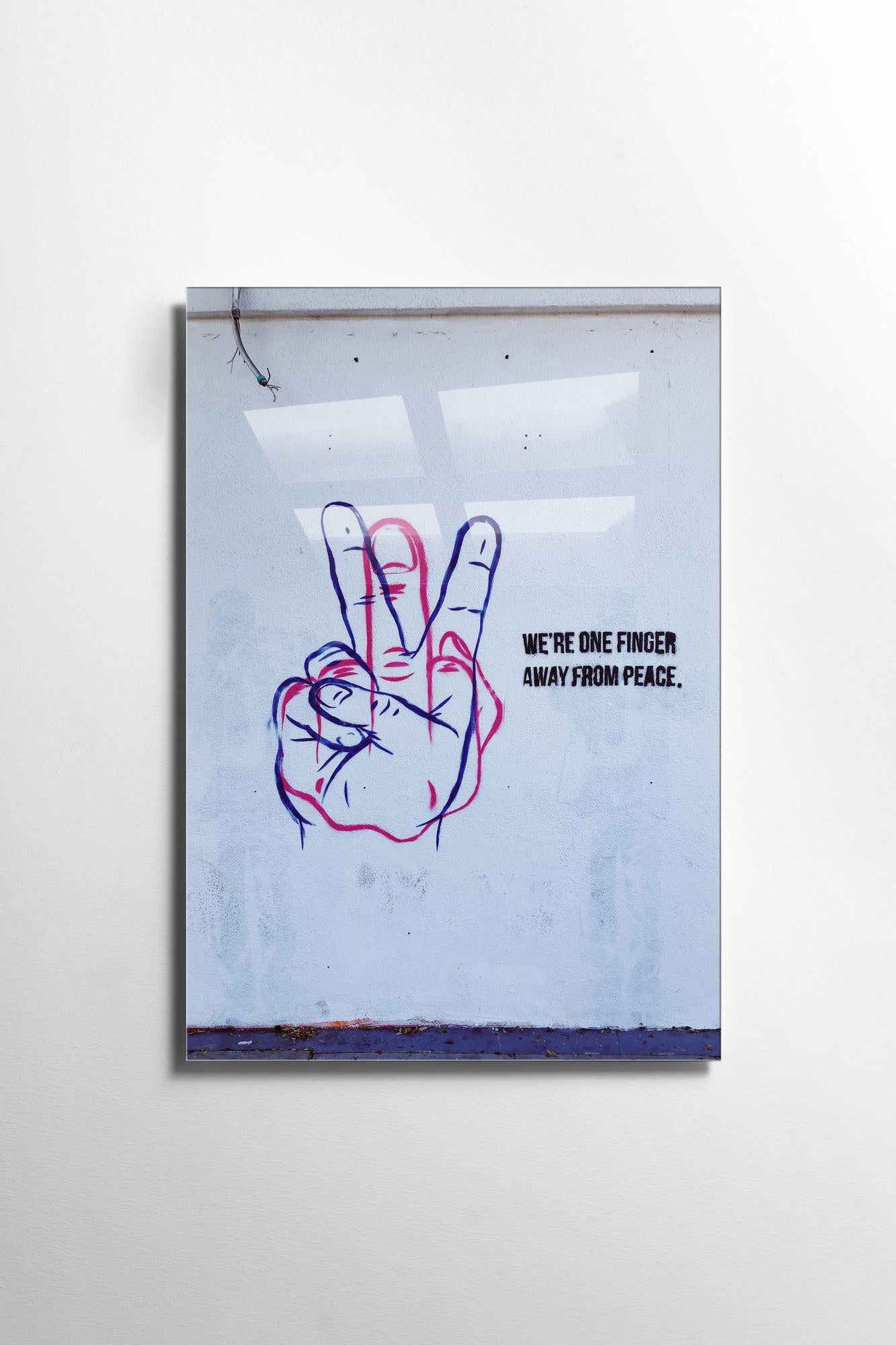 Quadro Decorativo em Vidro Temperado UV-568, Multicolor, 30 x 45 cm (4 mm)