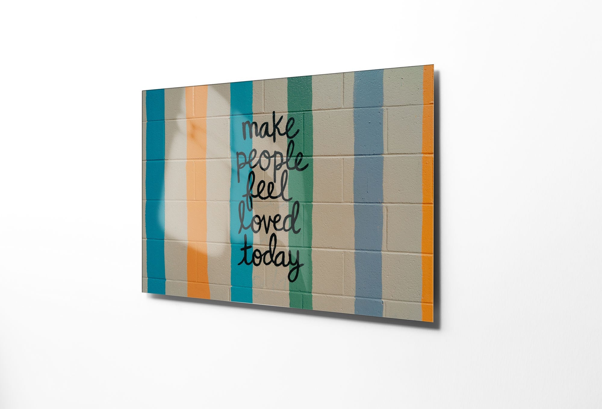 Quadro Decorativo em Vidro Temperado 100% (4 mm) UV-646, 70 x 100 cm, Multicolor