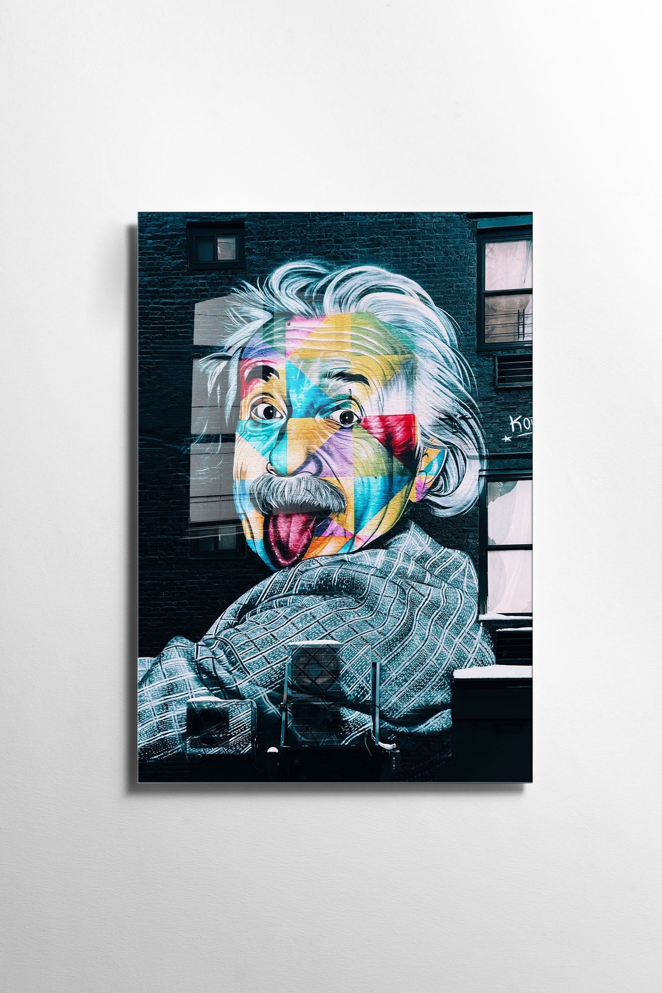 Quadro Decorativo em Vidro Temperado 4 mm 50 x 70 cm - Multicolor - UV-622