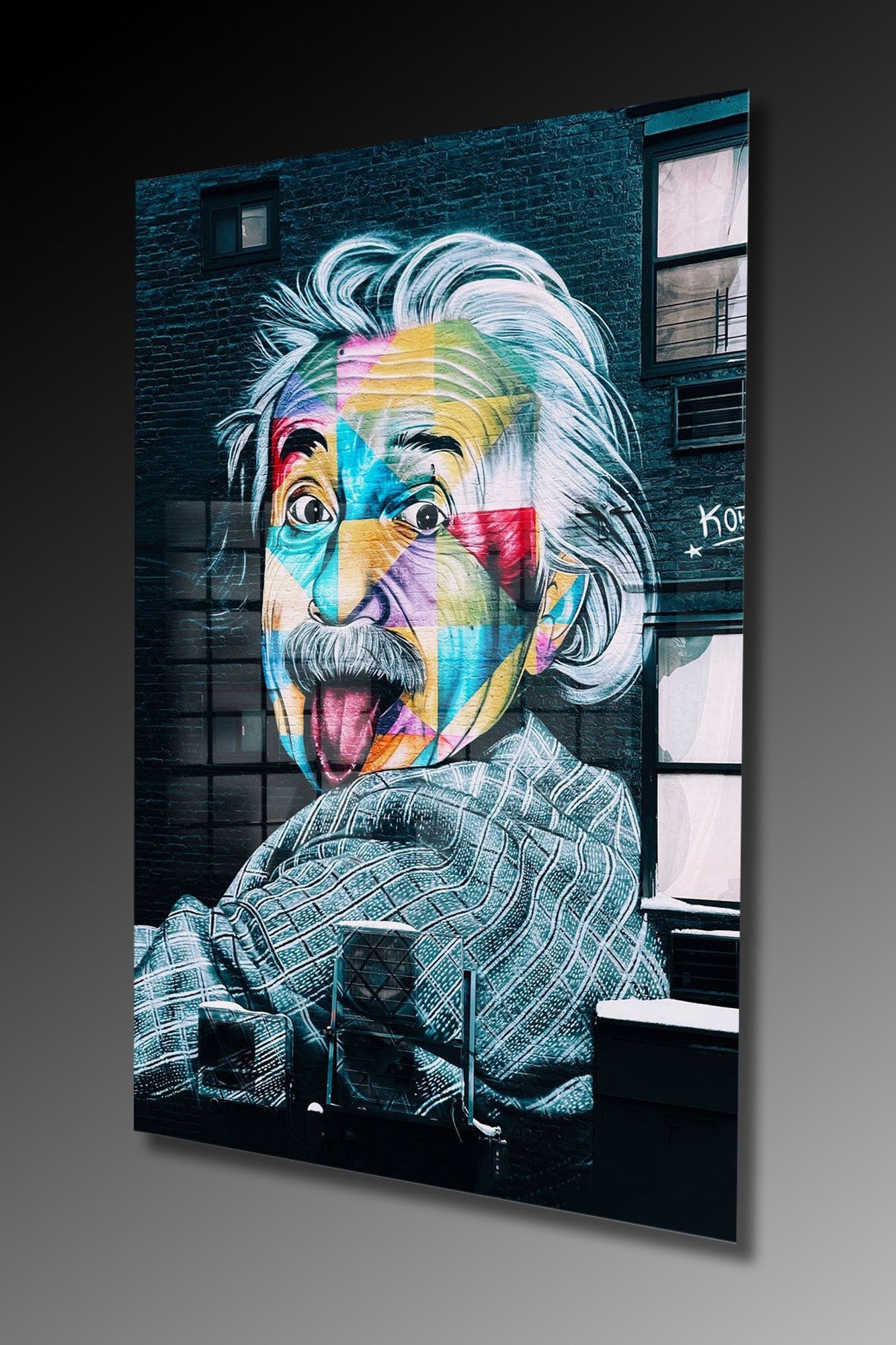 Quadro Decorativo em Vidro Temperado UV-572 (30 x 45 cm) — Multicolorido, 4 mm