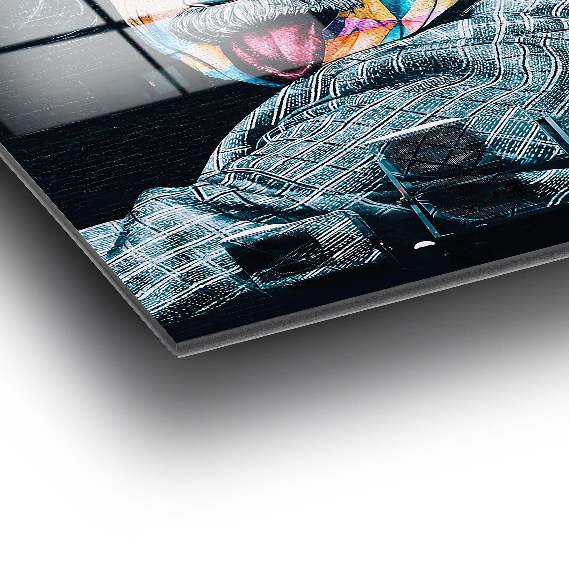 Quadro Decorativo em Vidro Temperado UV-572 (30 x 45 cm) — Multicolorido, 4 mm