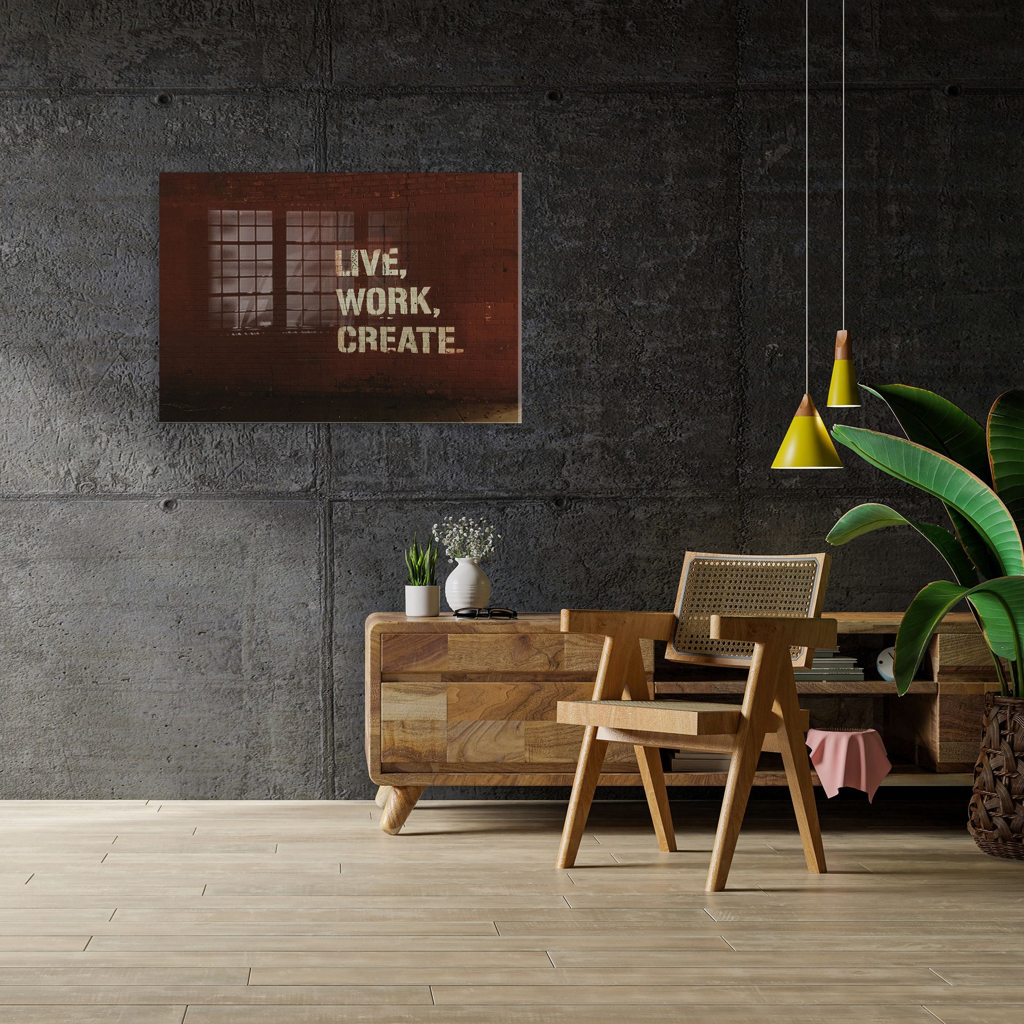 Quadro Decorativo em Vidro Temperado 50x70 cm Multicolor | UV-623 (4 mm)