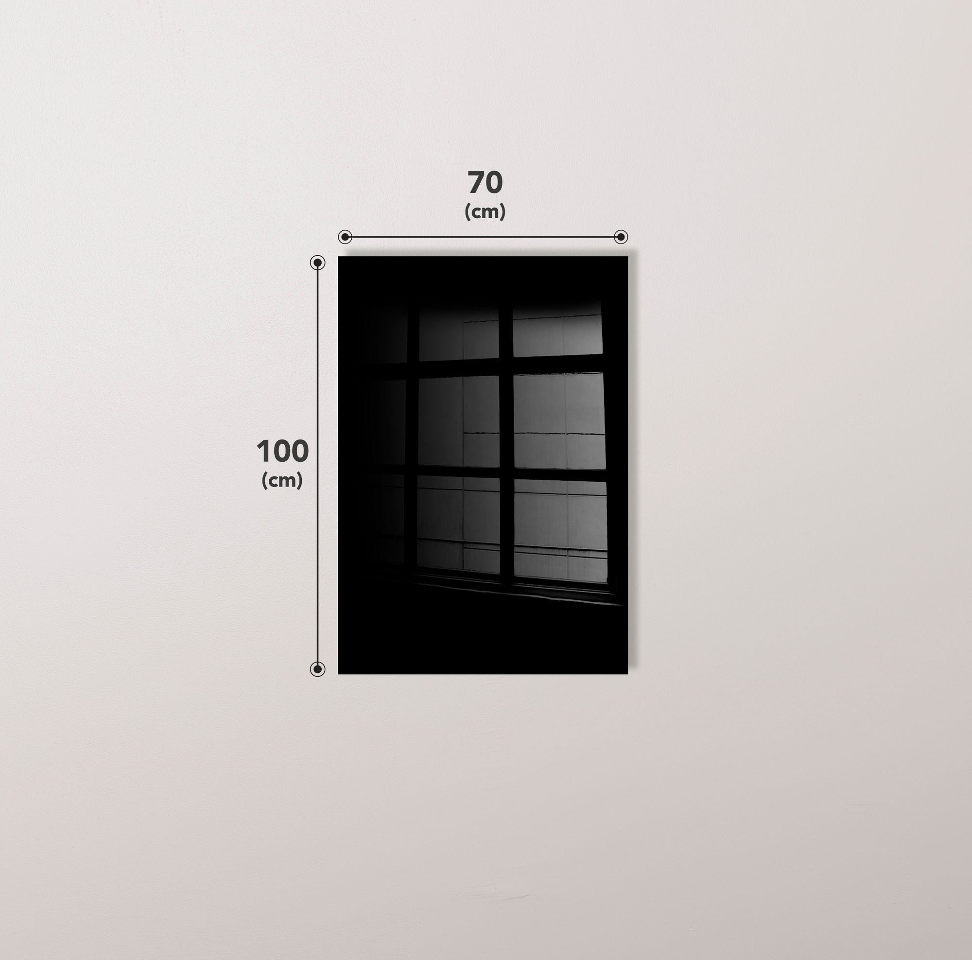 Quadro Decorativo em Vidro Temperado 4 mm, 70 x 100 cm, Multicolor – UV-652