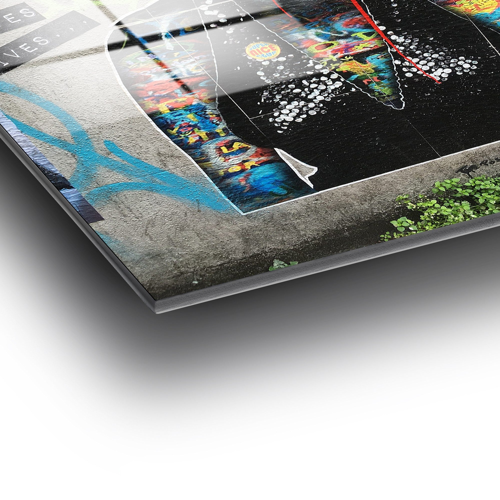 Quadro Decorativo em Vidro Temperado UV-627 (50 x 70 cm) – Multicolor, 4 mm