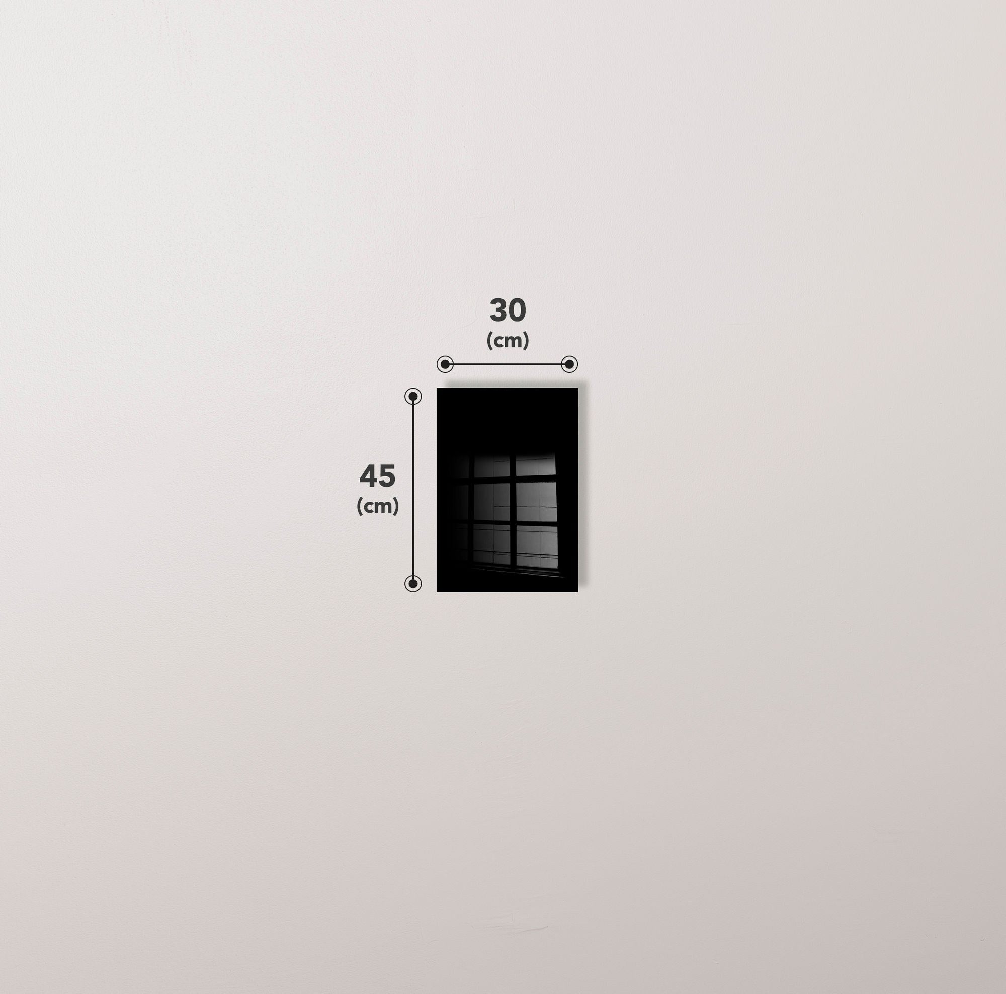 Quadro Decorativo em Vidro 100% Temperado UV-577, 30 x 45 cm, Multicolor (4 mm)