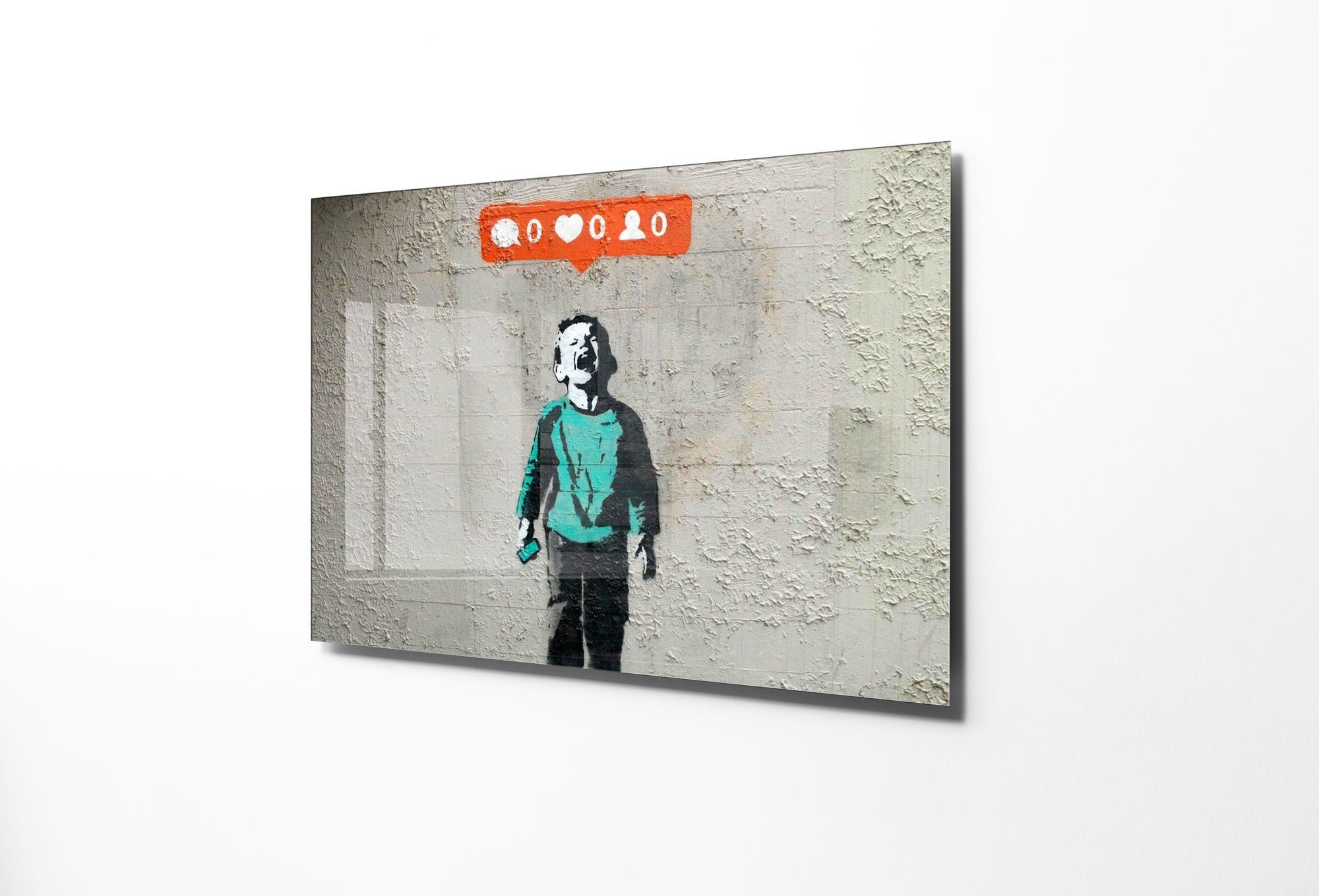 Quadro Decorativo em Vidro Temperado UV-578, Multicolor, 30 x 45 cm, 4 mm