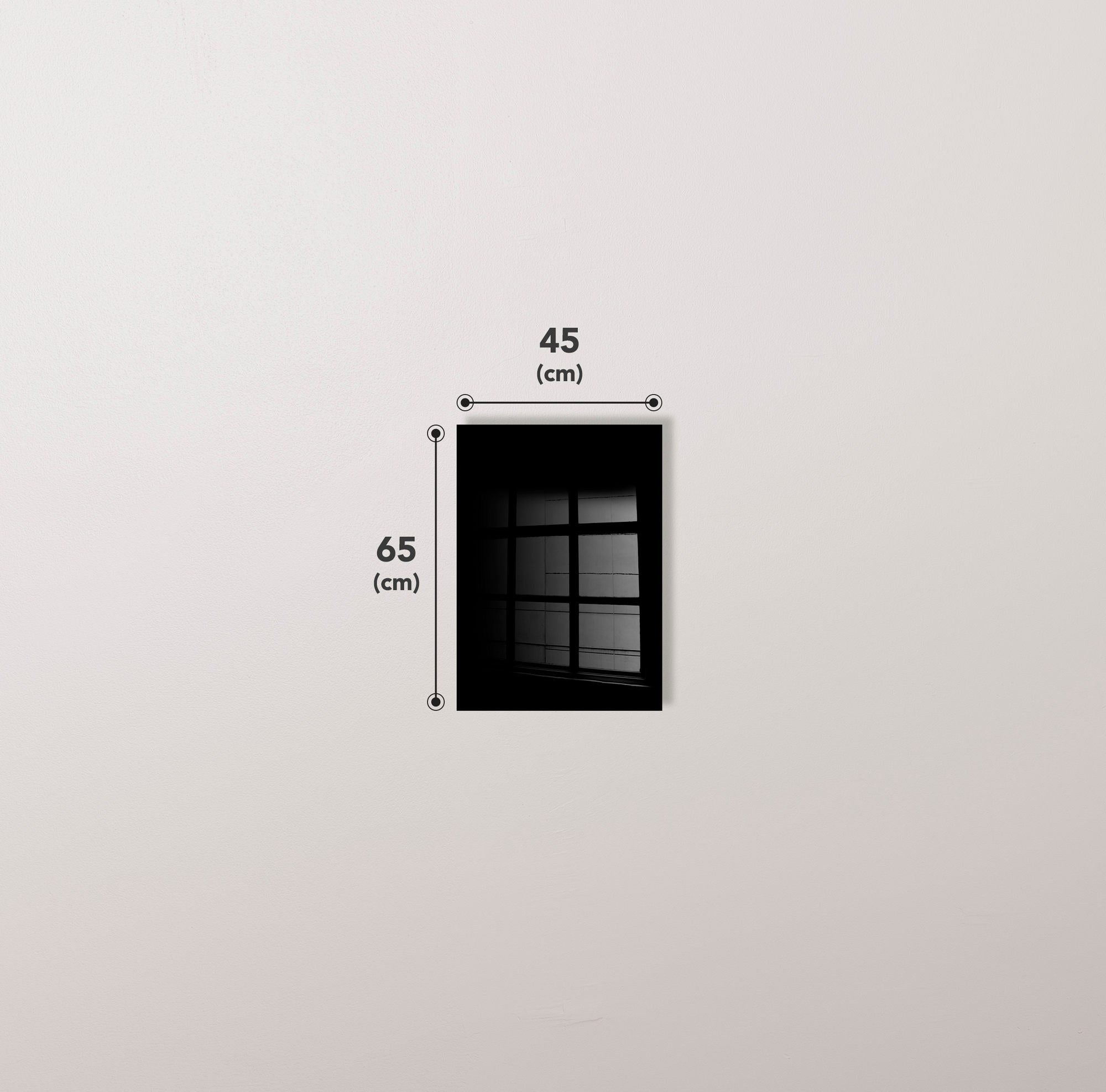 Quadro Decorativo em Vidro Temperado (4 mm) 45 x 65 cm - Multicolor - UV-663