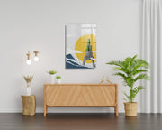 Quadro Decorativo em Vidro Temperado UV-478, 30x45 cm, Multicolor, 4 mm