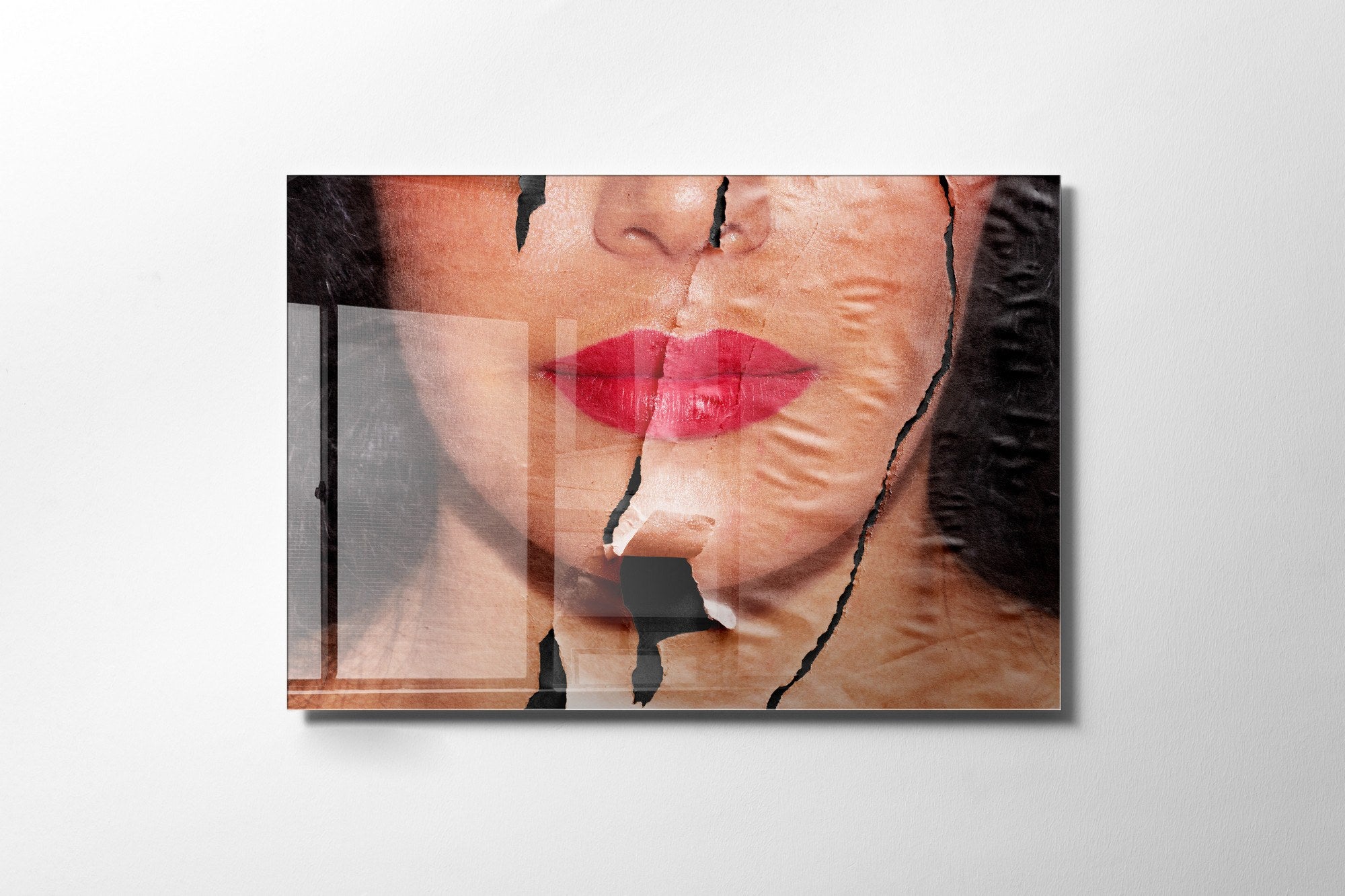 Quadro Decorativo em Vidro Temperado UV-516 50x70 cm Multicolor 4 mm